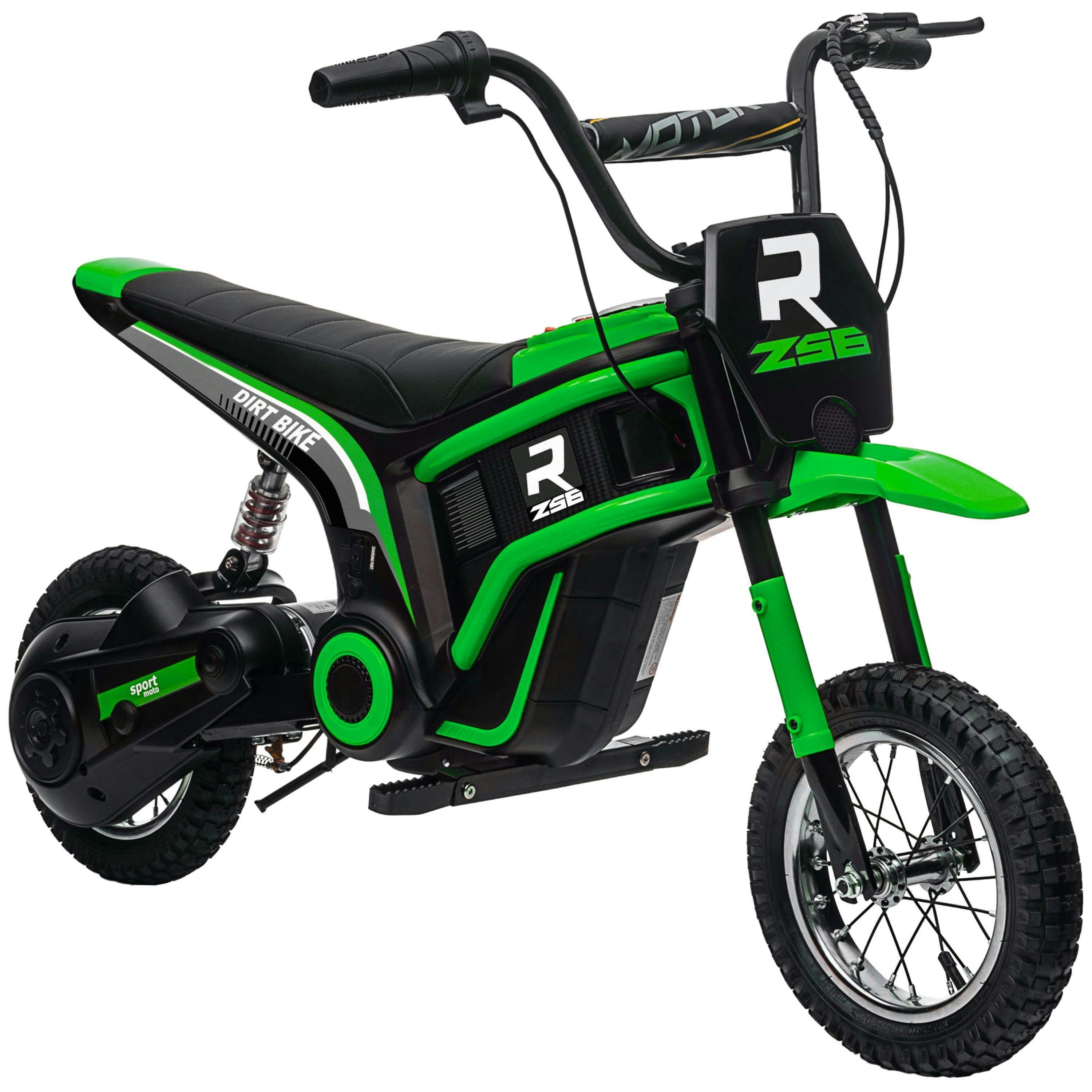 HOMCOM 24V Kids Electric Motorbike Ride On Motorcycle Ages 8-12 Years , view 2 of 6