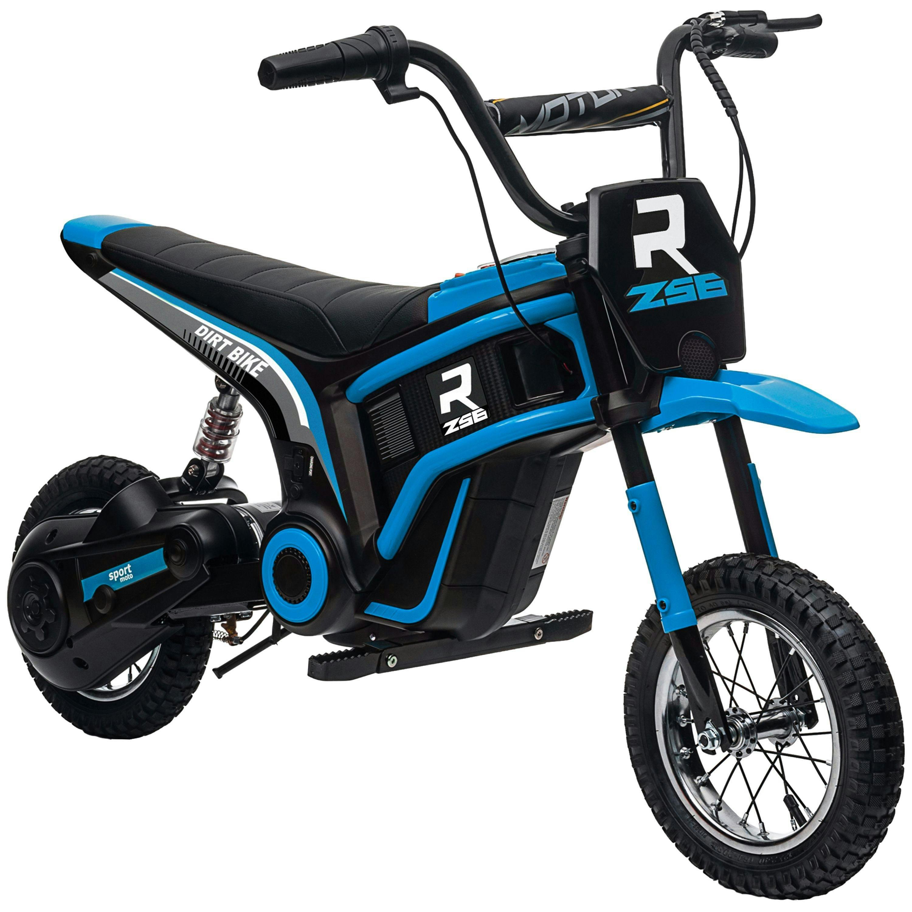 HOMCOM 24V Kids Electric Motorbike Ride On Motorcycle Ages 8-12 Years , view 2 of 6