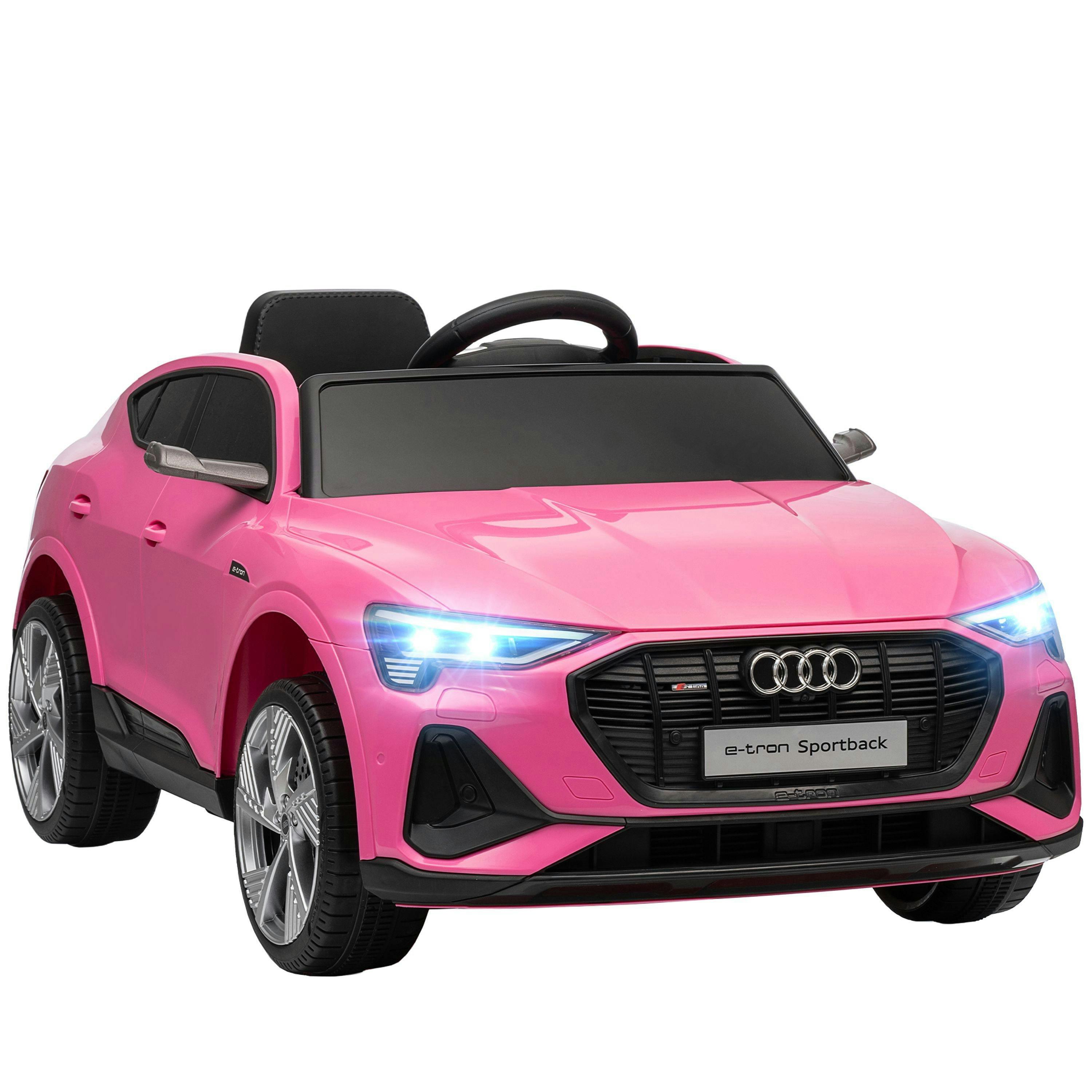 HOMCOM Audi E-tron Licensed 12V Kids Electric Ride on, Electric Car for Kids, with Parental Remote, Music Lights MP3, Suspension Wheels, for 3-5 Years , view 2 of 6