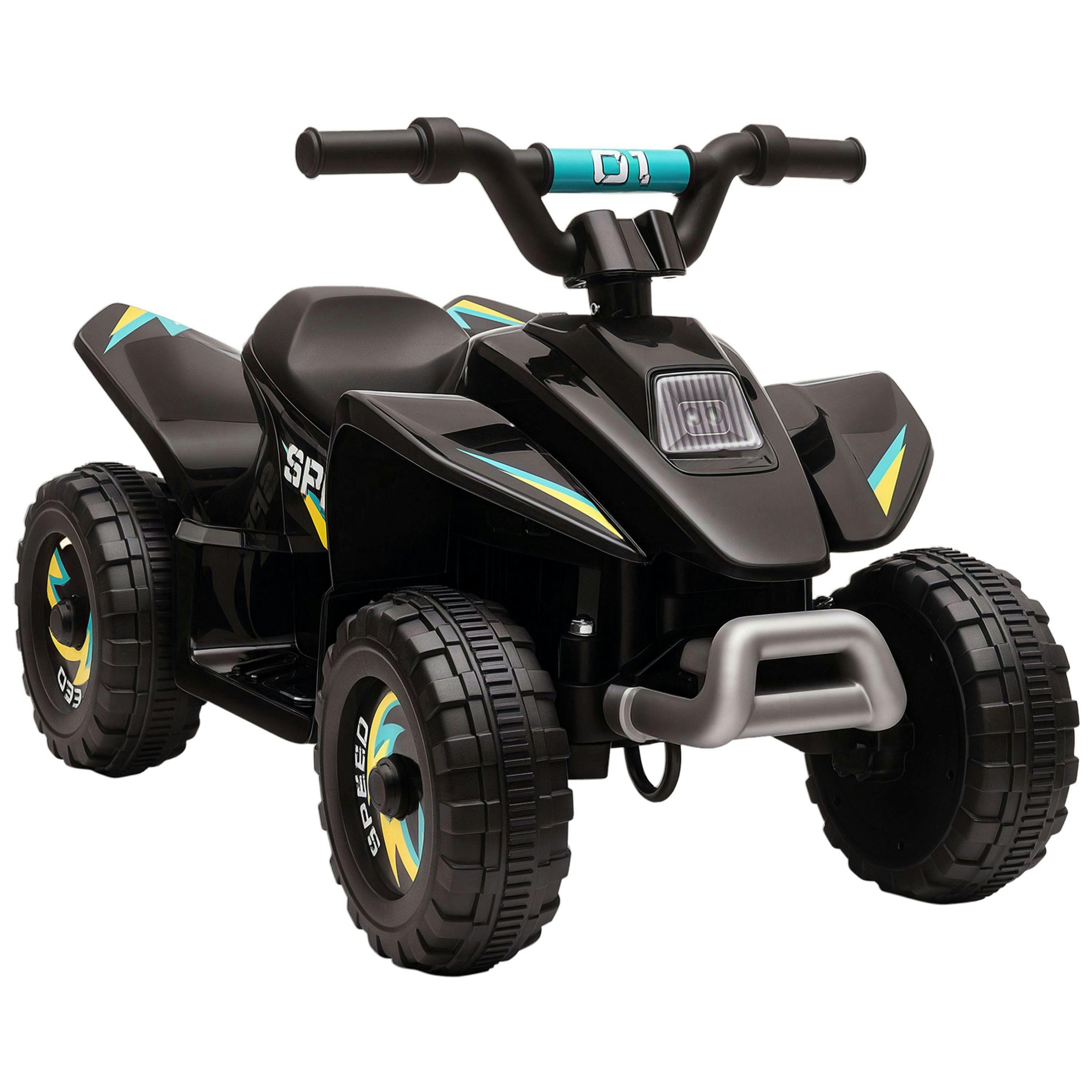 HOMCOM 6V Kids Electric Ride on Car All Terrain Vehicle Toy Quad Bike w/ Forward Reverse Functions Toddlers for 18-36 Months Old , view 2 of 6