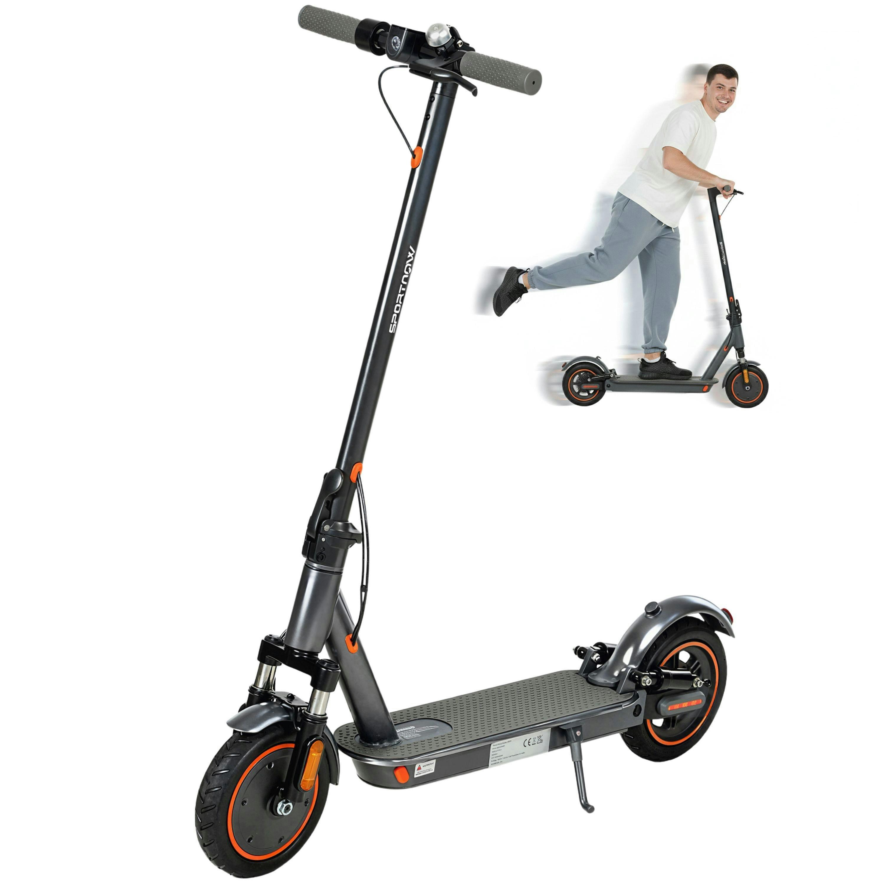 SPORTNOW Electric Scooter, Folding E-Scooter with 350W Motor, 30km Range , view 2 of 6