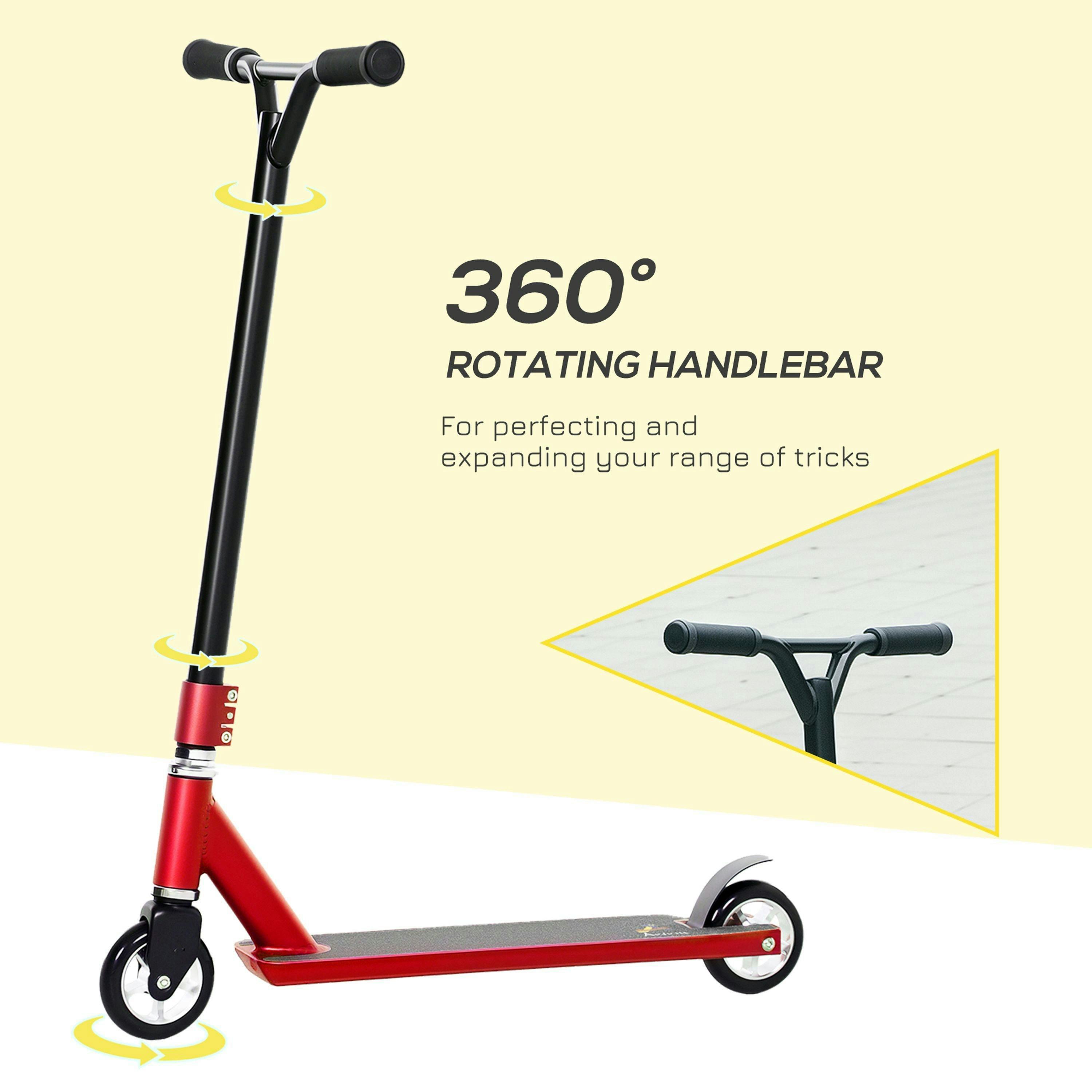 HOMCOM Stunt Scooter Entry Level Tricks Scooter for 14+ Beginners , view 4 of 5