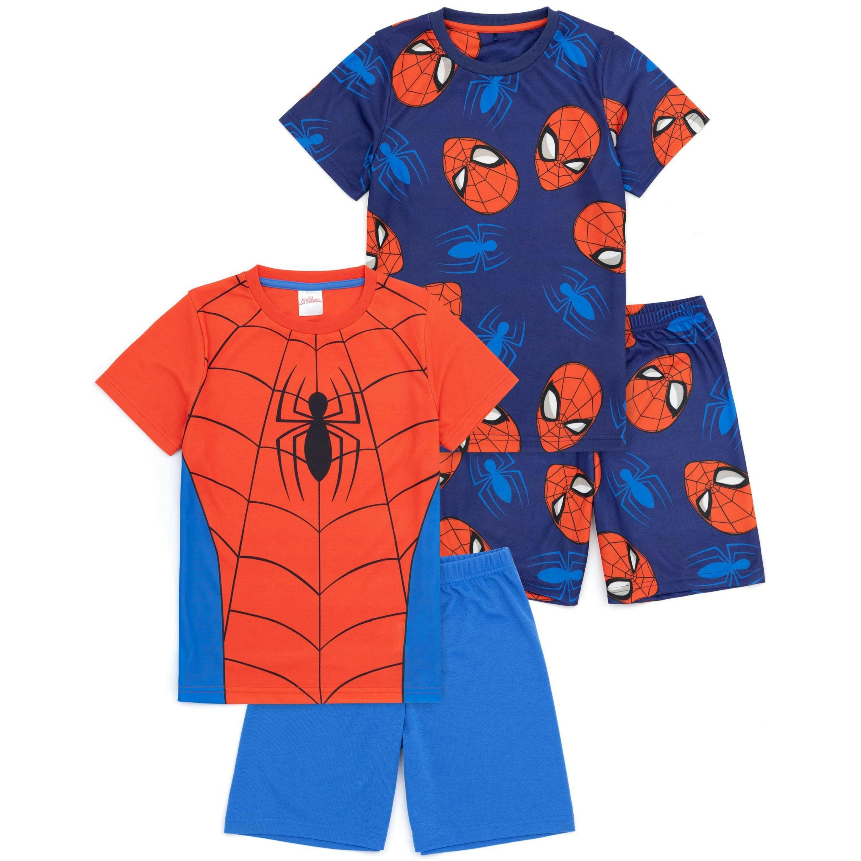 Marvel Spider Man BoysBlue Short Sleeve Short Leg Pyjama Set by Vanilla Underground , view 1 of 1
