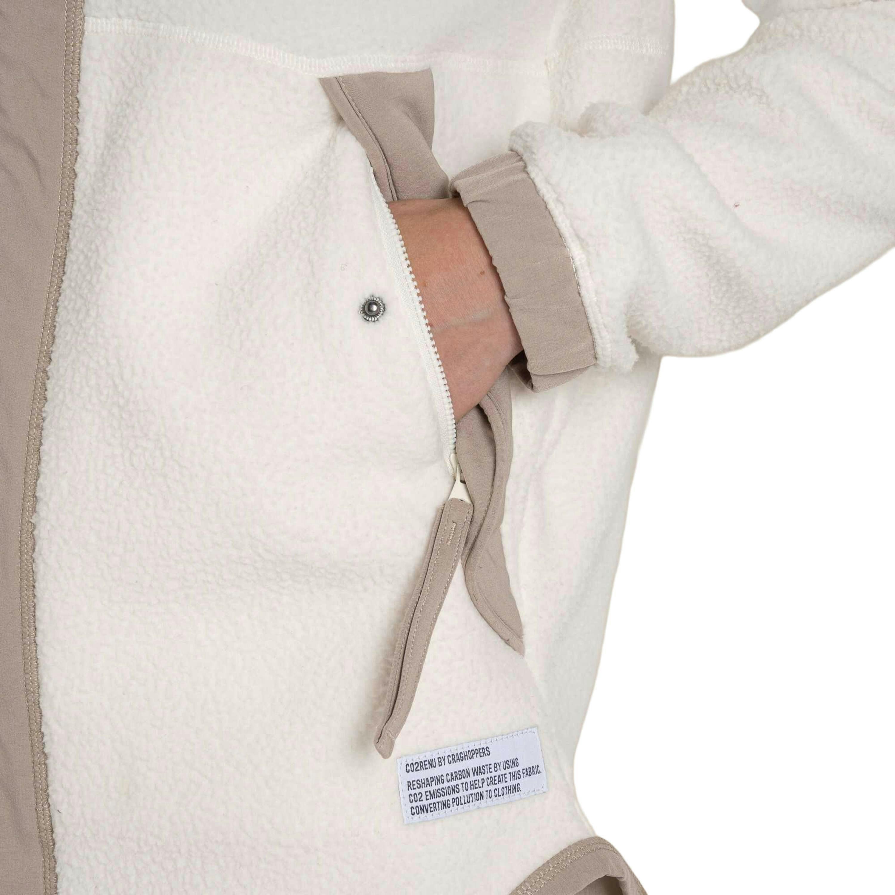 Craghoppers Womens/Ladies CO2 Renu Technology Steppes Insulating Fleece Jacket , view 3 of 6