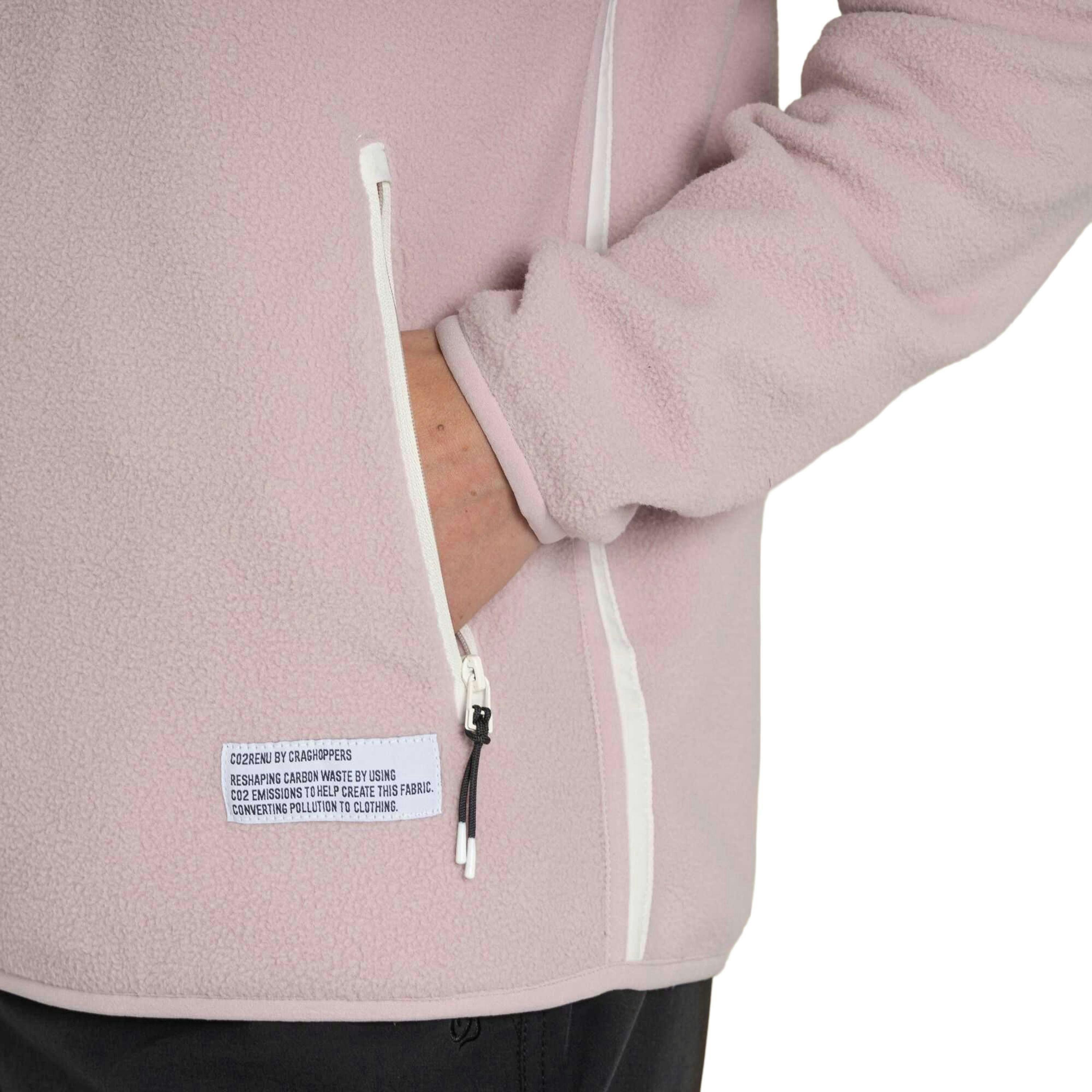 Craghoppers Womens/Ladies CO2 Renu Technology Half Zip Fleece Top , view 3 of 5