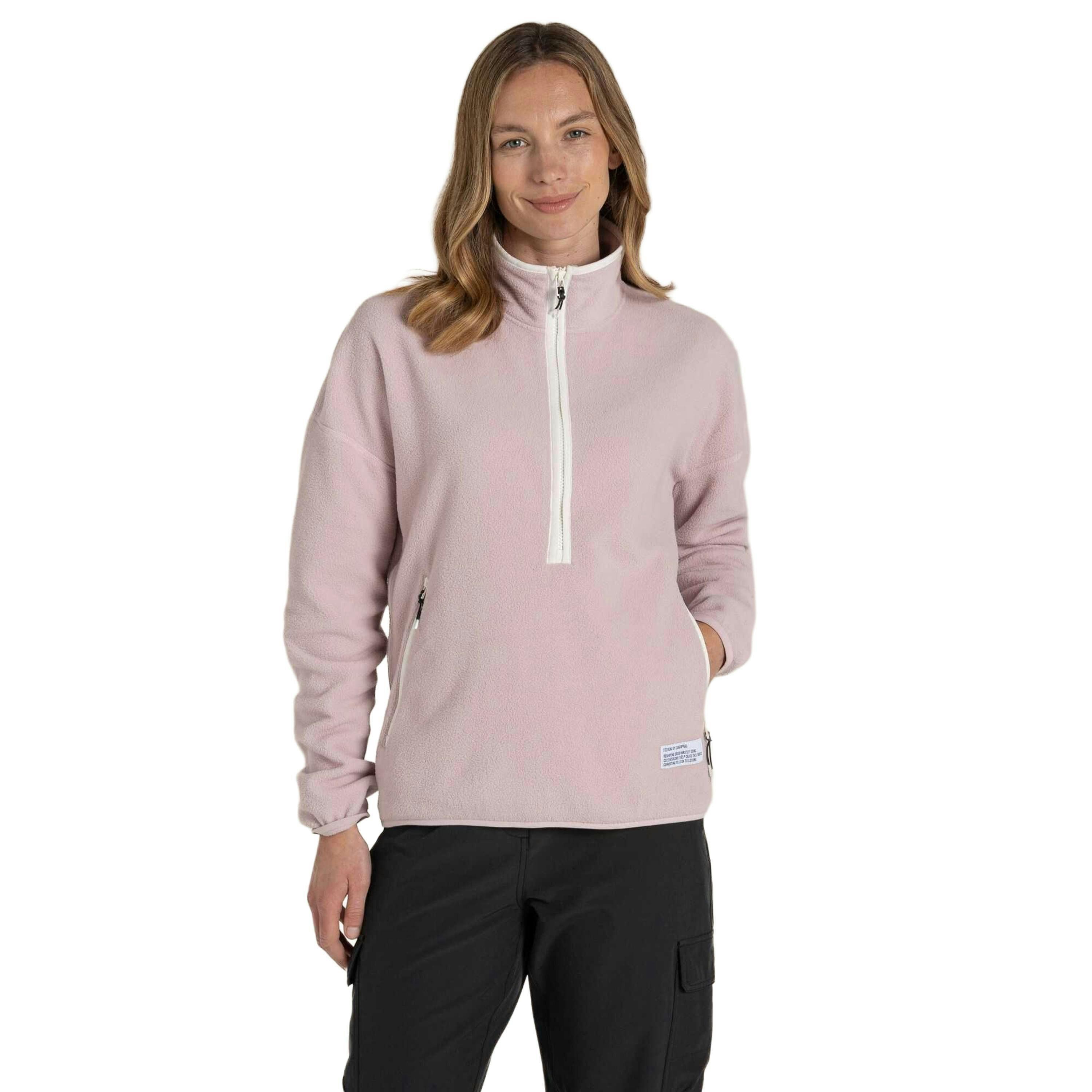 Craghoppers Womens/Ladies CO2 Renu Technology Half Zip Fleece Top , view 5 of 5