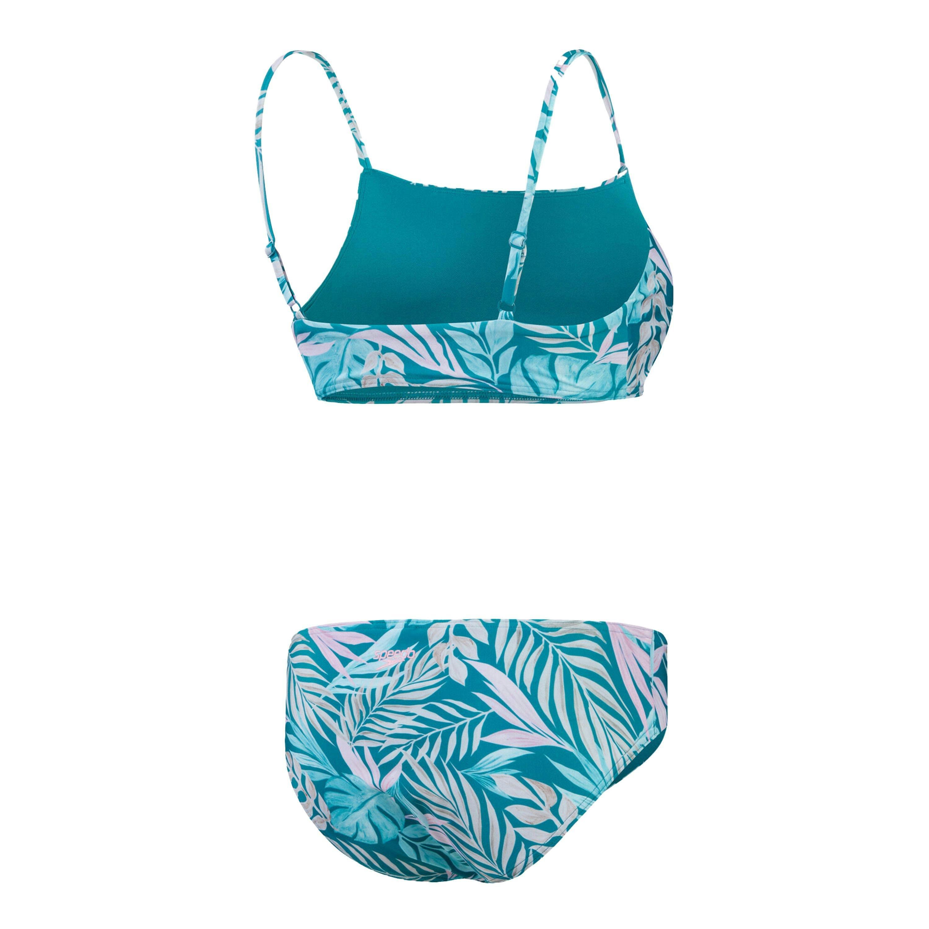 Speedo Womens/Ladies Leaves Two-Piece Swimsuit , view 2 of 3