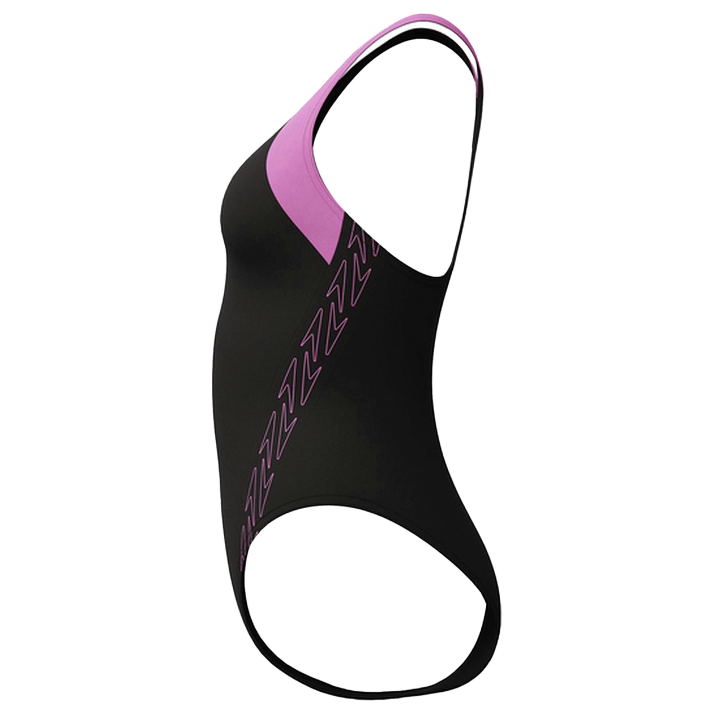 Speedo Womens/Ladies Hyprbm Splc Racerback One Piece Swimsuit , view 2 of 3