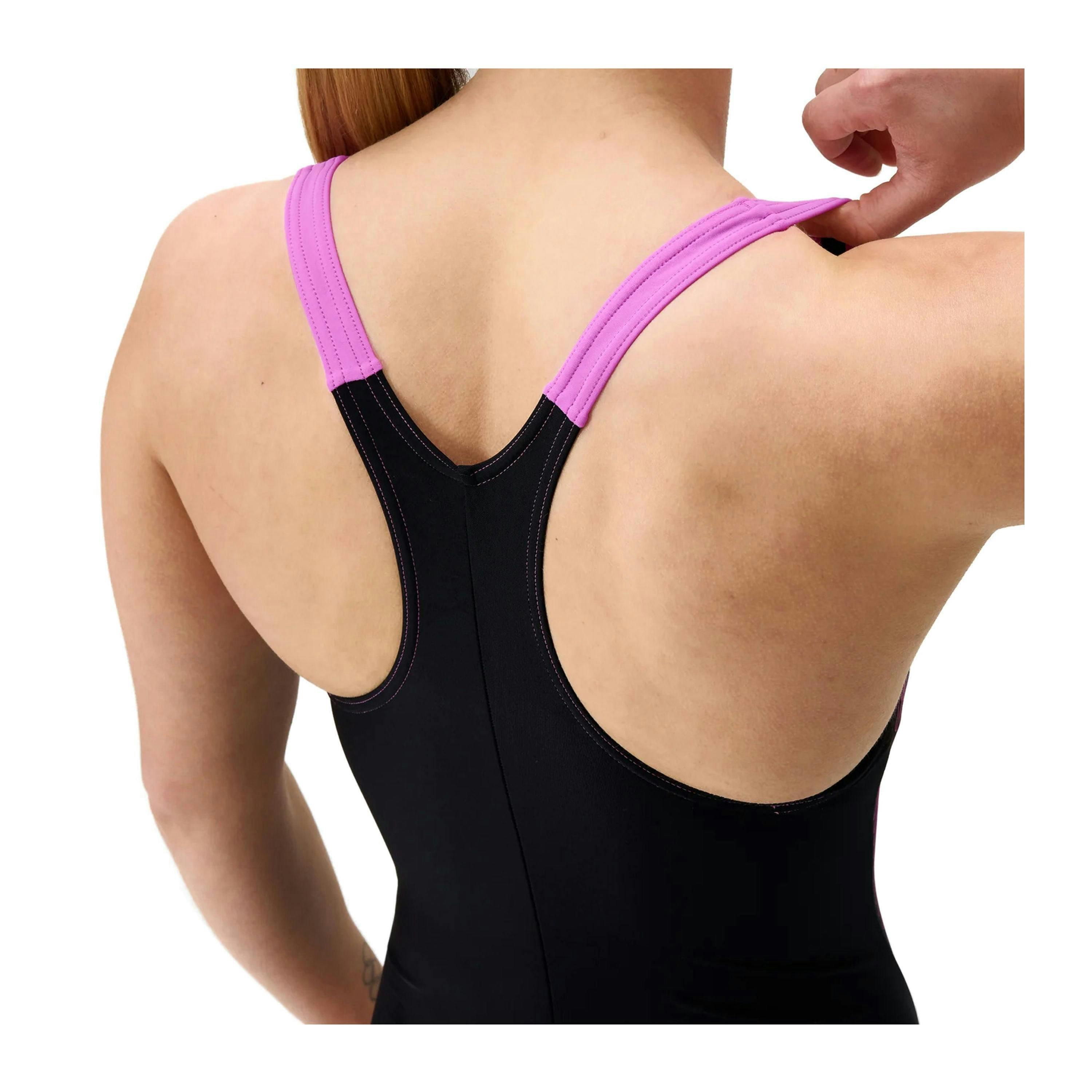 Speedo Womens/Ladies Hyprbm Splc Racerback One Piece Swimsuit , view 3 of 3