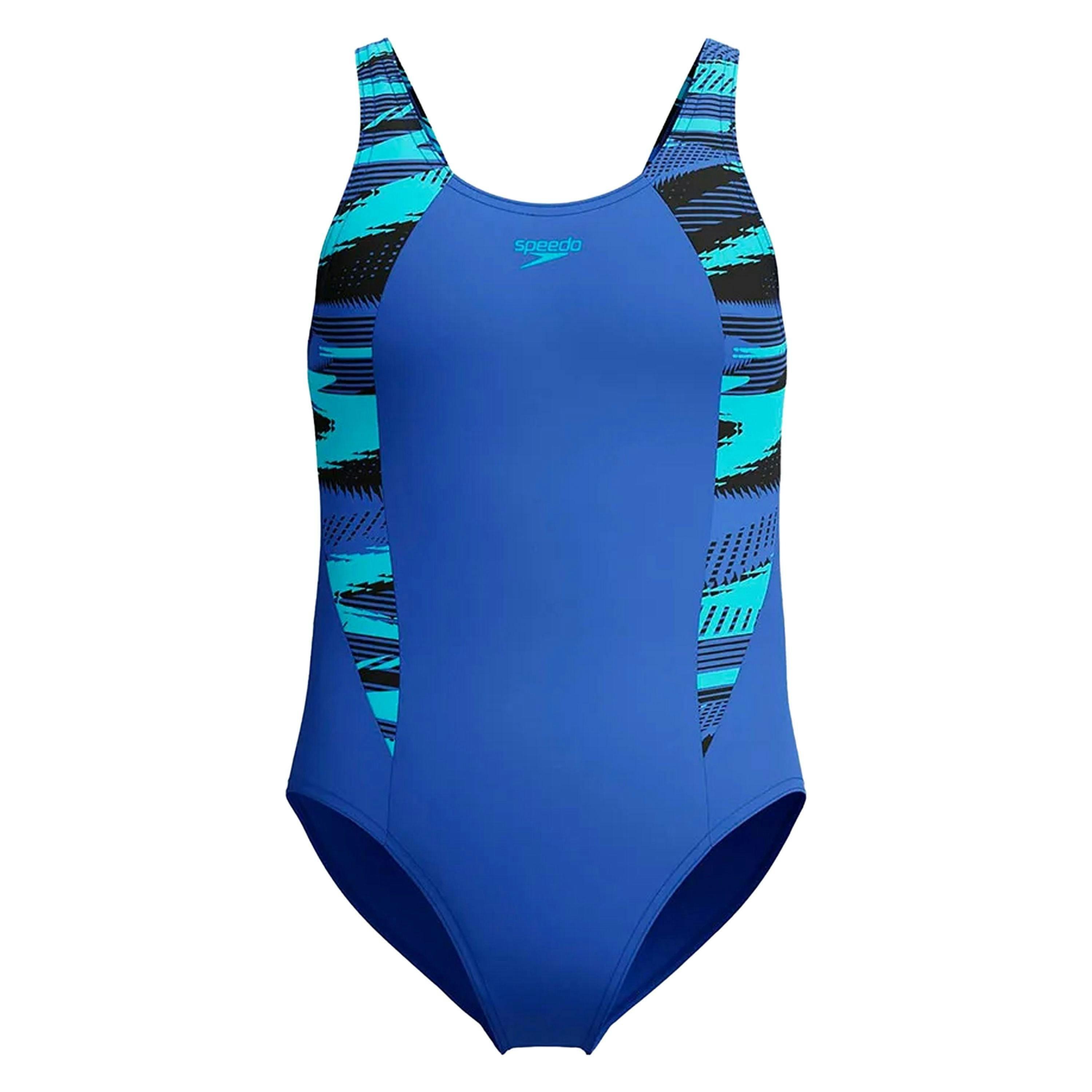 Speedo Girls Hyperboom Splice Muscleback One Piece Swimsuit , view 1 of 2