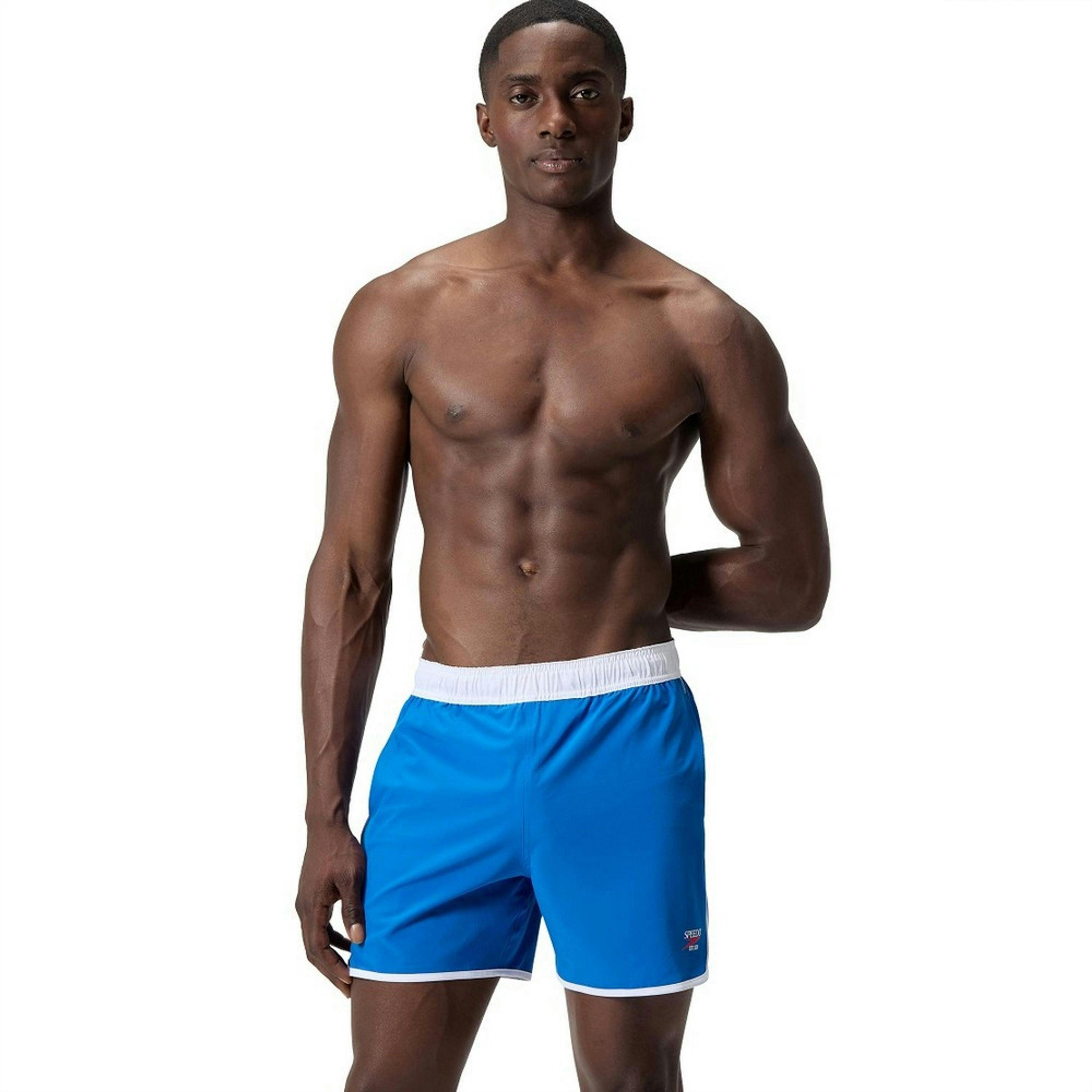 Speedo Mens Volley Logo Swim Shorts , view 1 of 5