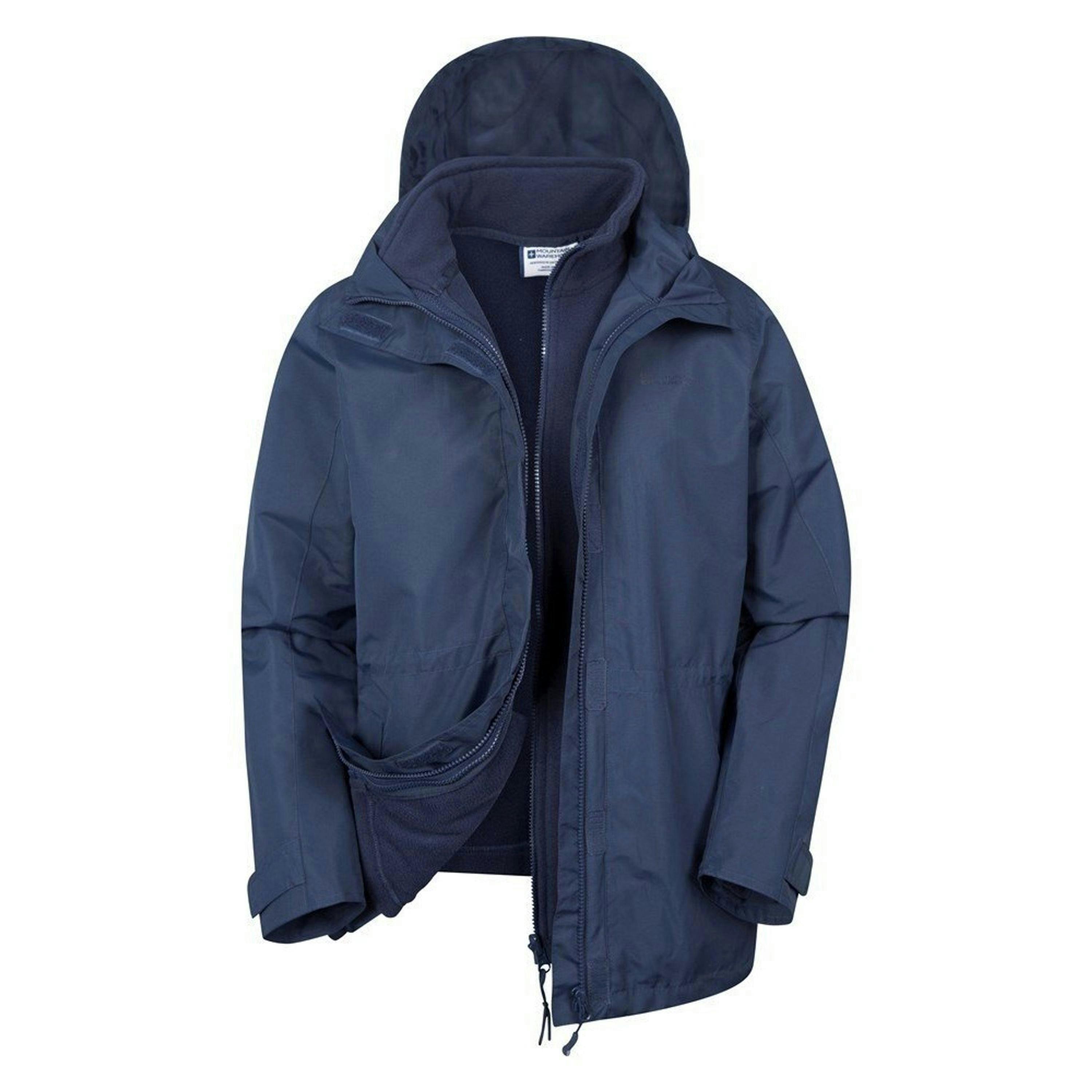 Mountain Warehouse Womens/Ladies Fell 3 in 1 Water Resistant Jacket , view 5 of 5