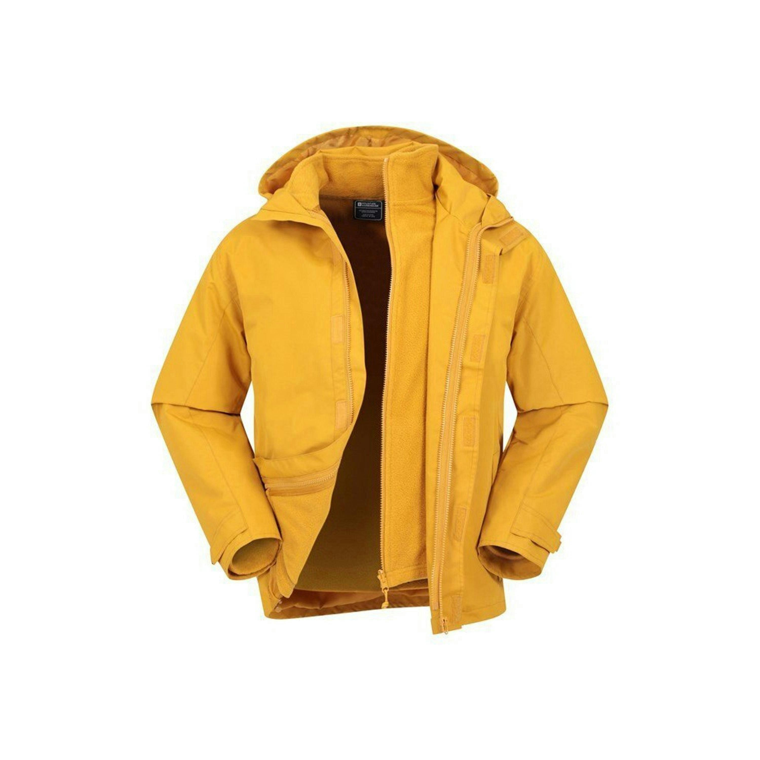 Mountain Warehouse Mens Fell 3 in 1 Water Resistant Jacket , view 6 of 6