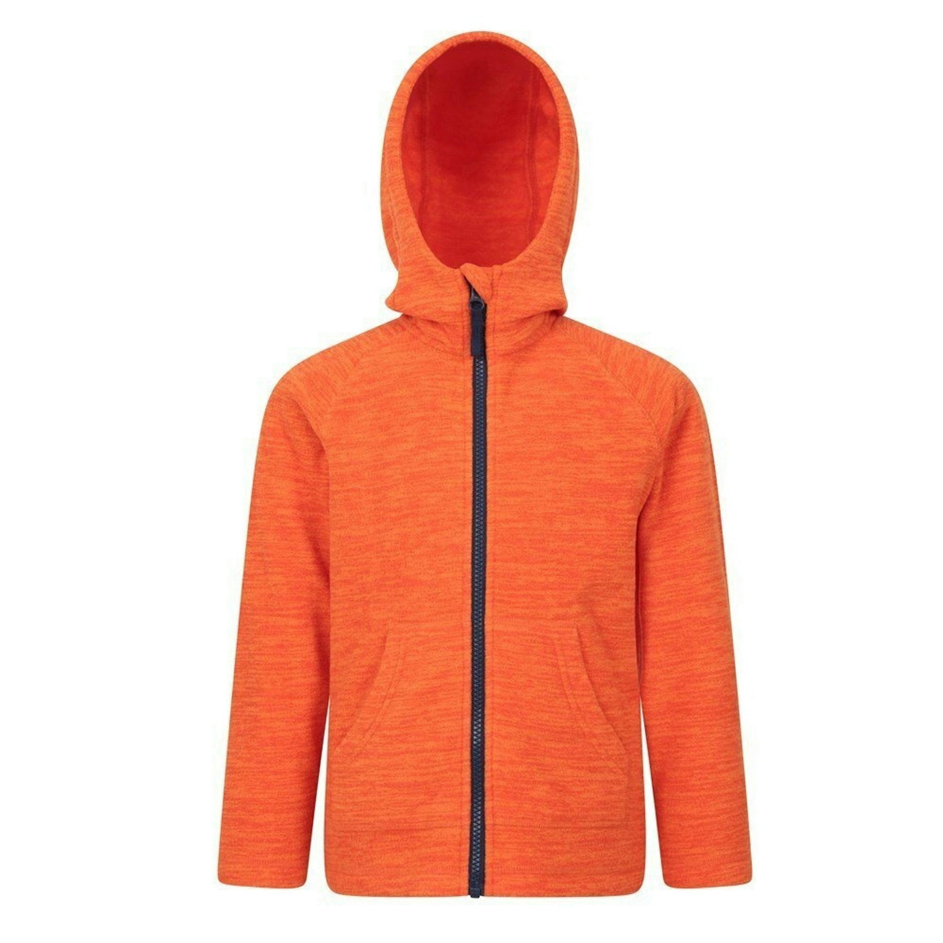 Mountain Warehouse Childrens/Kids Snowdonia Microfleece Full Zip Hoodie , view 1 of 5