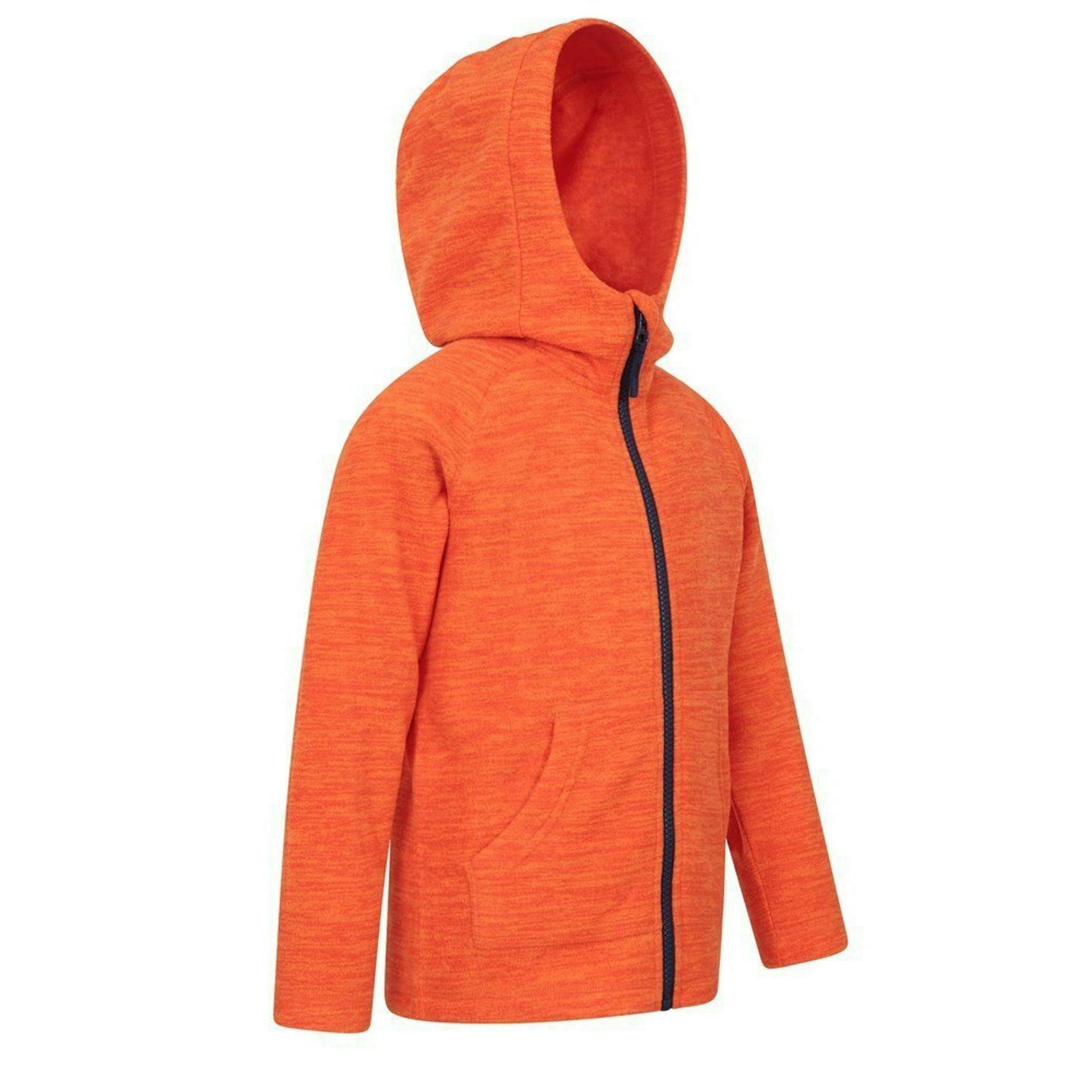 Mountain Warehouse Childrens/Kids Snowdonia Microfleece Full Zip Hoodie , view 4 of 5