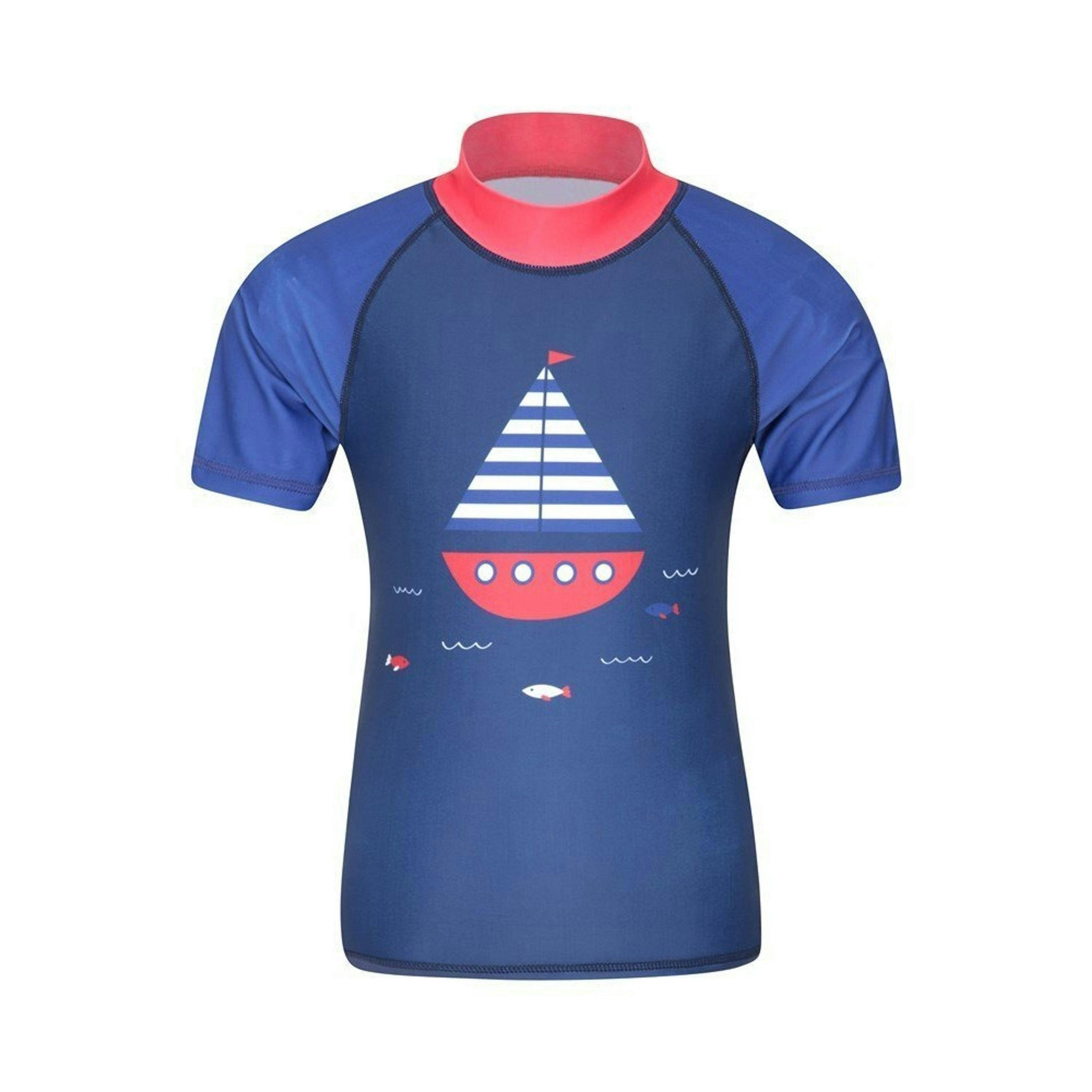 Mountain Warehouse Childrens/Kids Short-Sleeved Rash Guard , view 1 of 3
