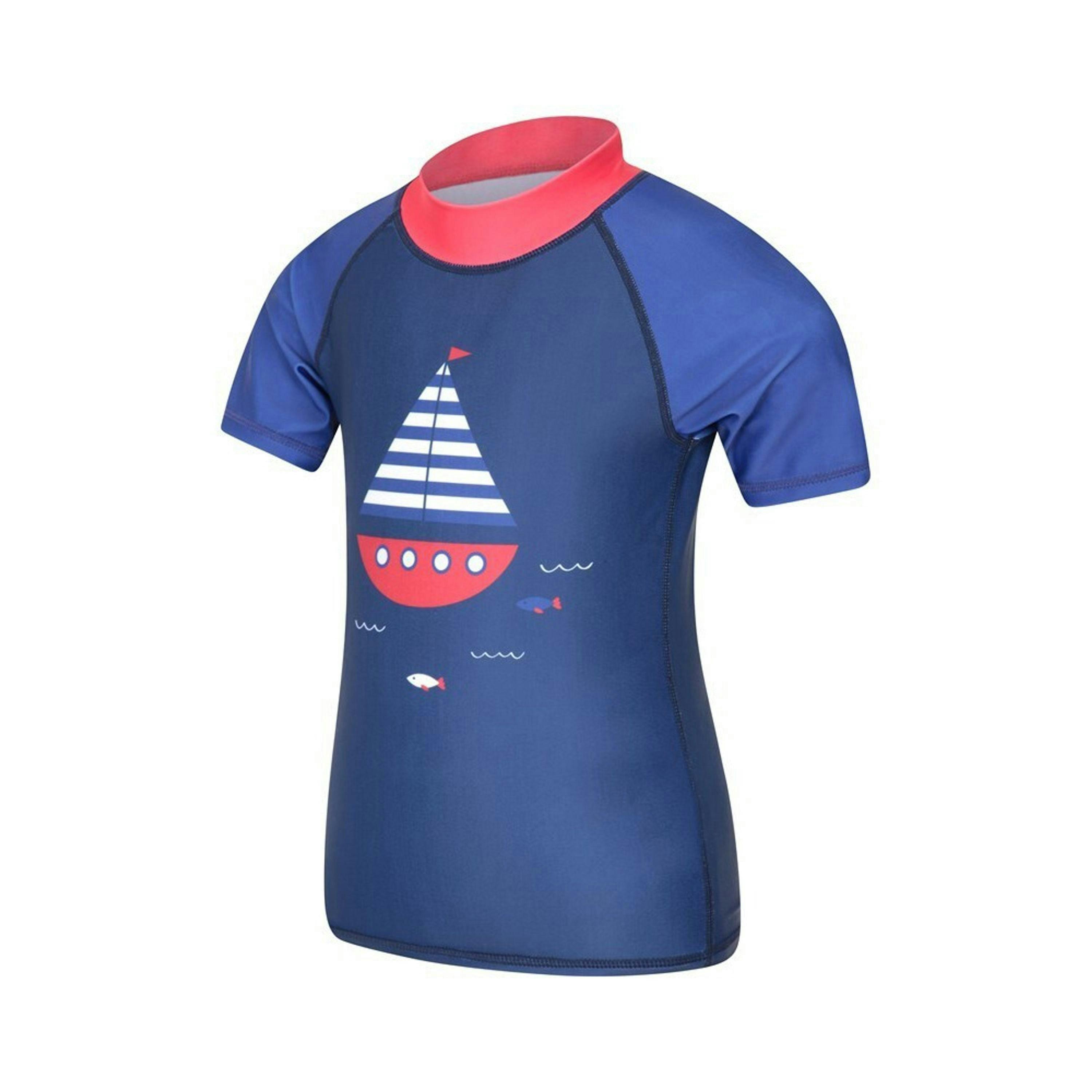 Mountain Warehouse Childrens/Kids Short-Sleeved Rash Guard , view 2 of 4