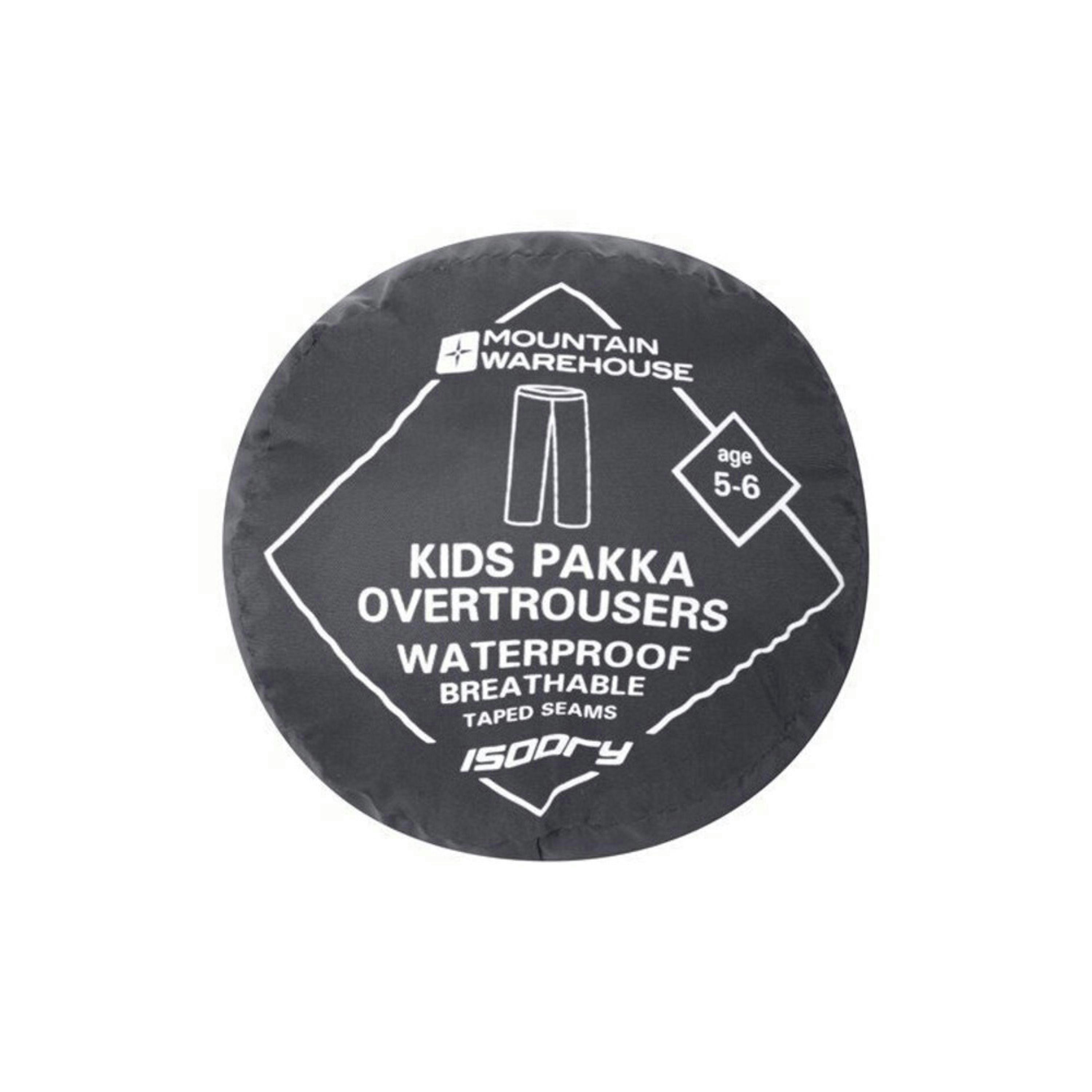 Mountain Warehouse Childrens/Kids Pakka Waterproof Over Trousers , view 5 of 5