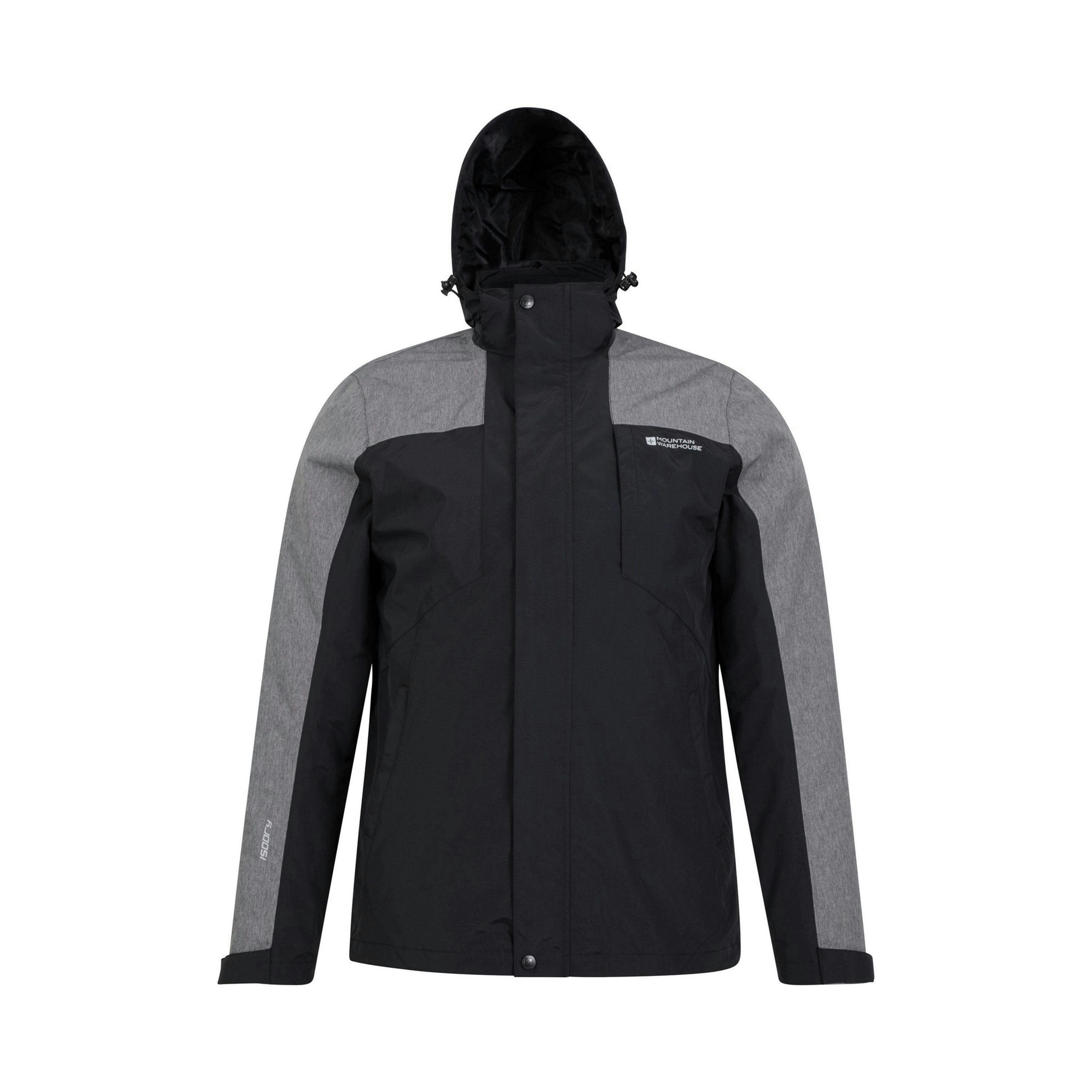 Mountain Warehouse Mens District Extreme 3 in 1 Waterproof Jacket , view 5 of 5