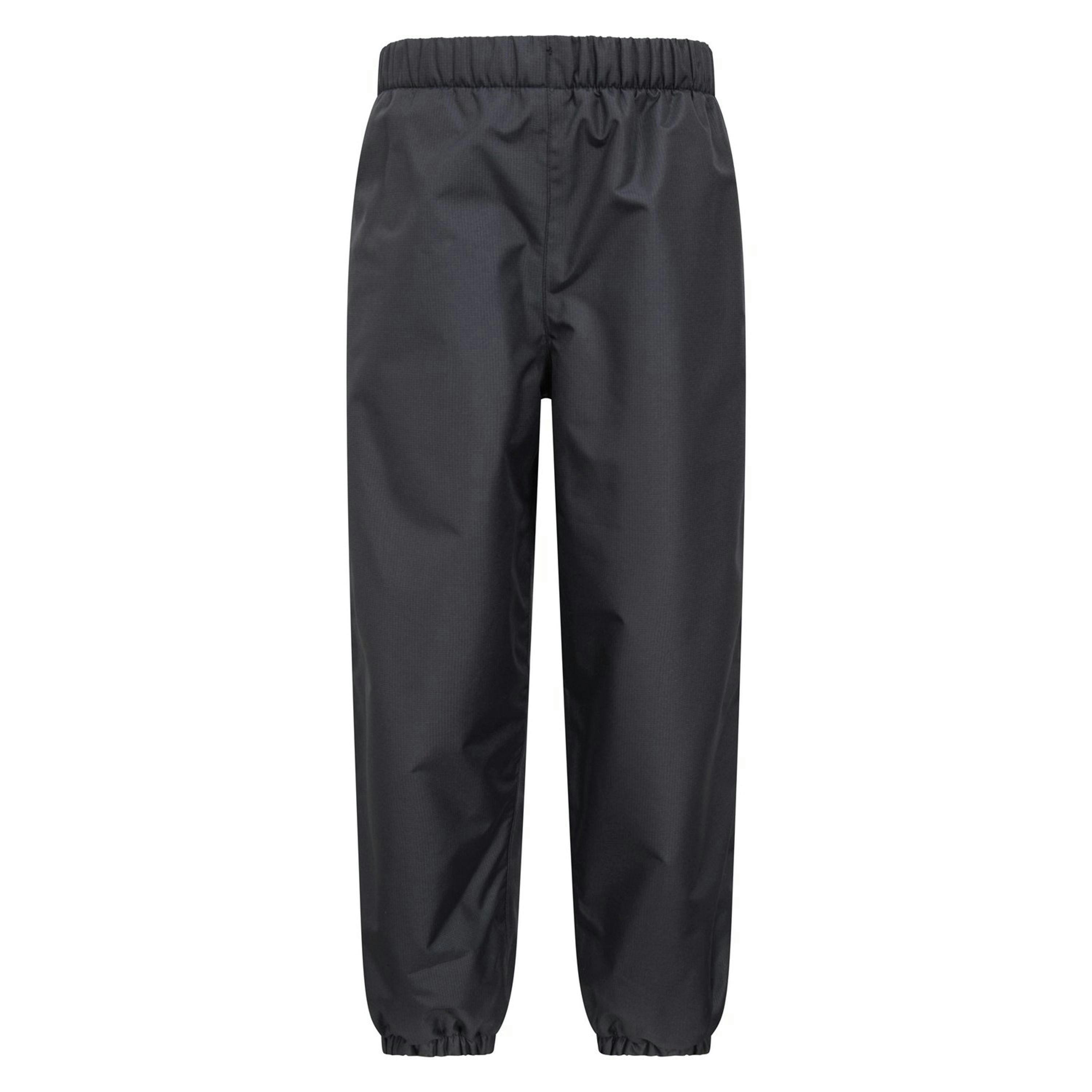 Mountain Warehouse Childrens/Kids Ripstop Fleece Lined Waterproof Trousers , view 4 of 4