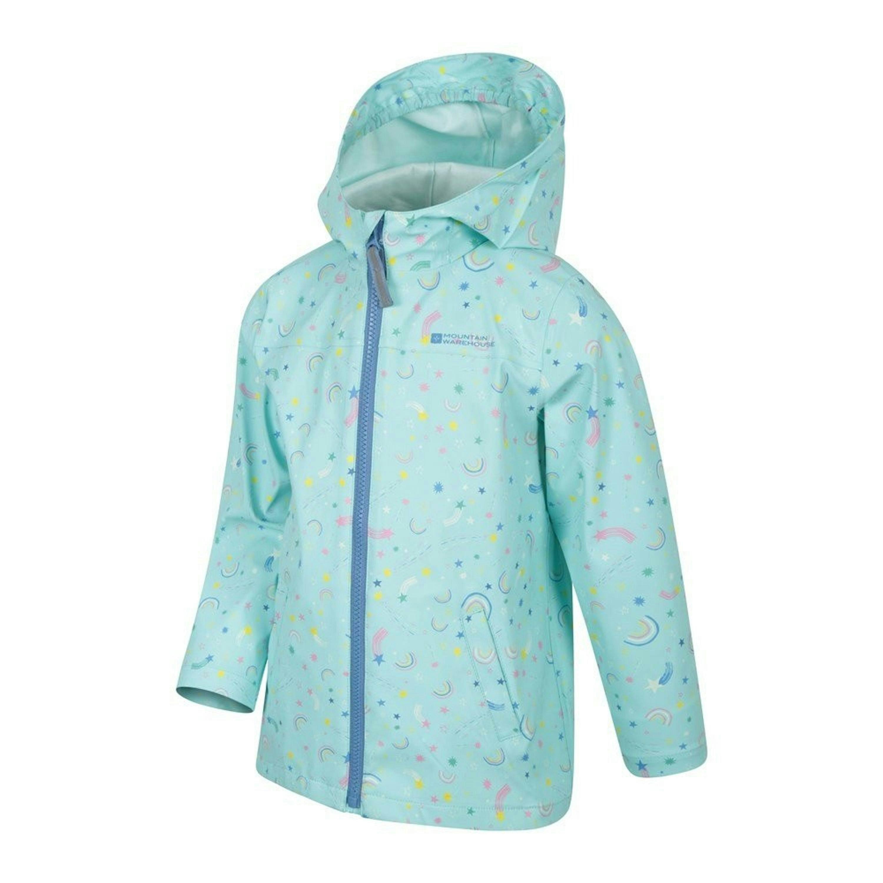 Mountain Warehouse Childrens/Kids Raindrop Waterproof Jacket And Trousers Set , view 3 of 6