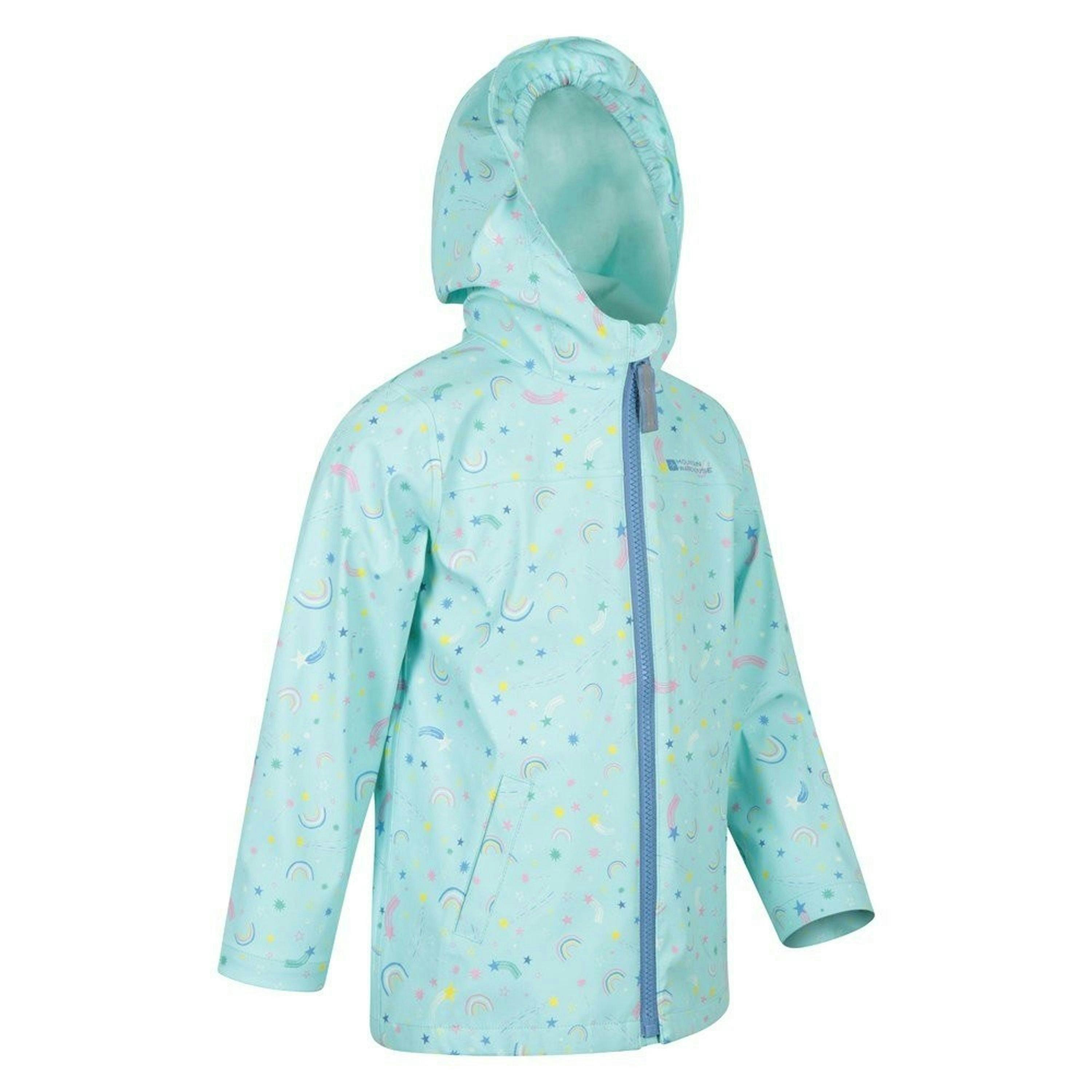 Mountain Warehouse Childrens/Kids Raindrop Waterproof Jacket And Trousers Set , view 4 of 6