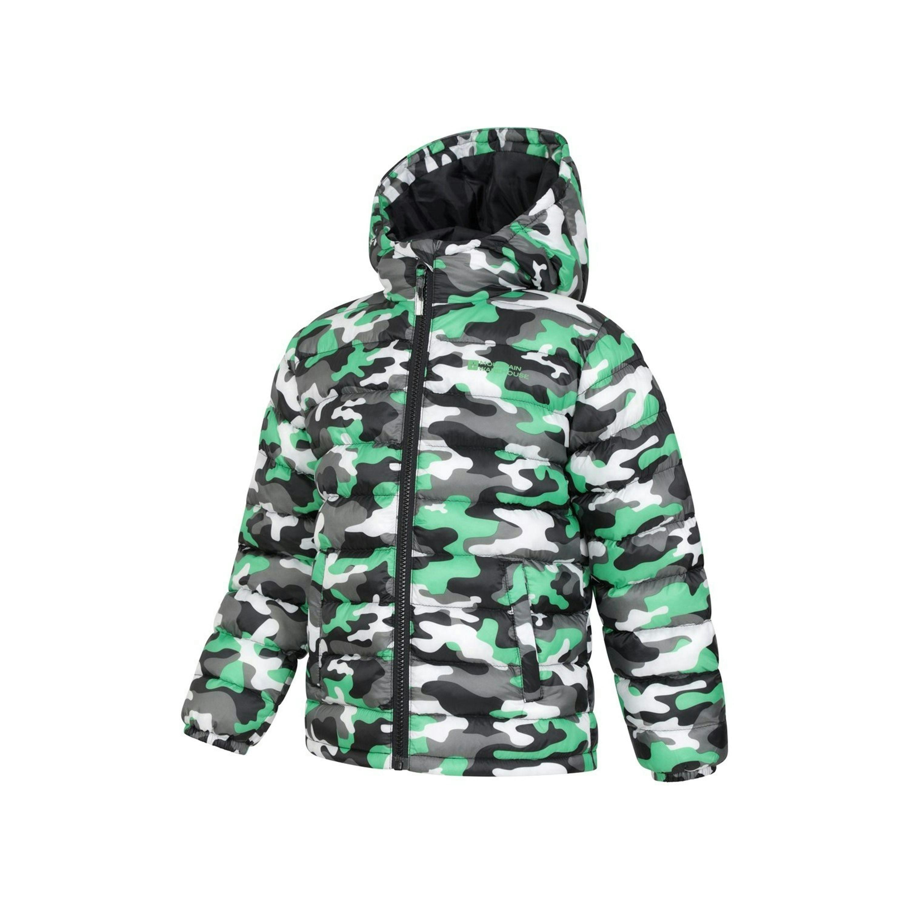 Mountain Warehouse Childrens/Kids Seasons Camouflage Padded Jacket , view 3 of 4