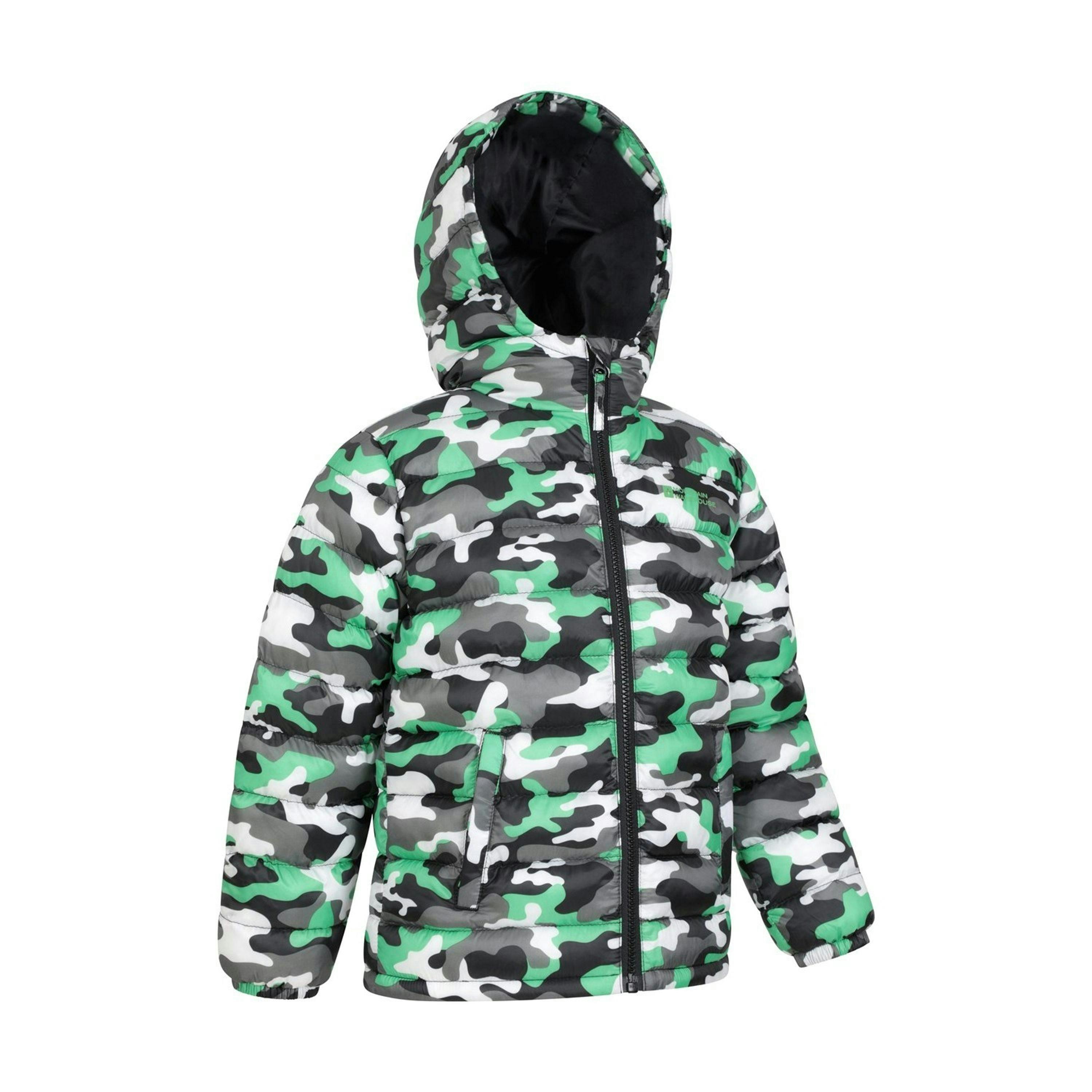 Mountain Warehouse Childrens/Kids Seasons Camouflage Padded Jacket , view 4 of 4