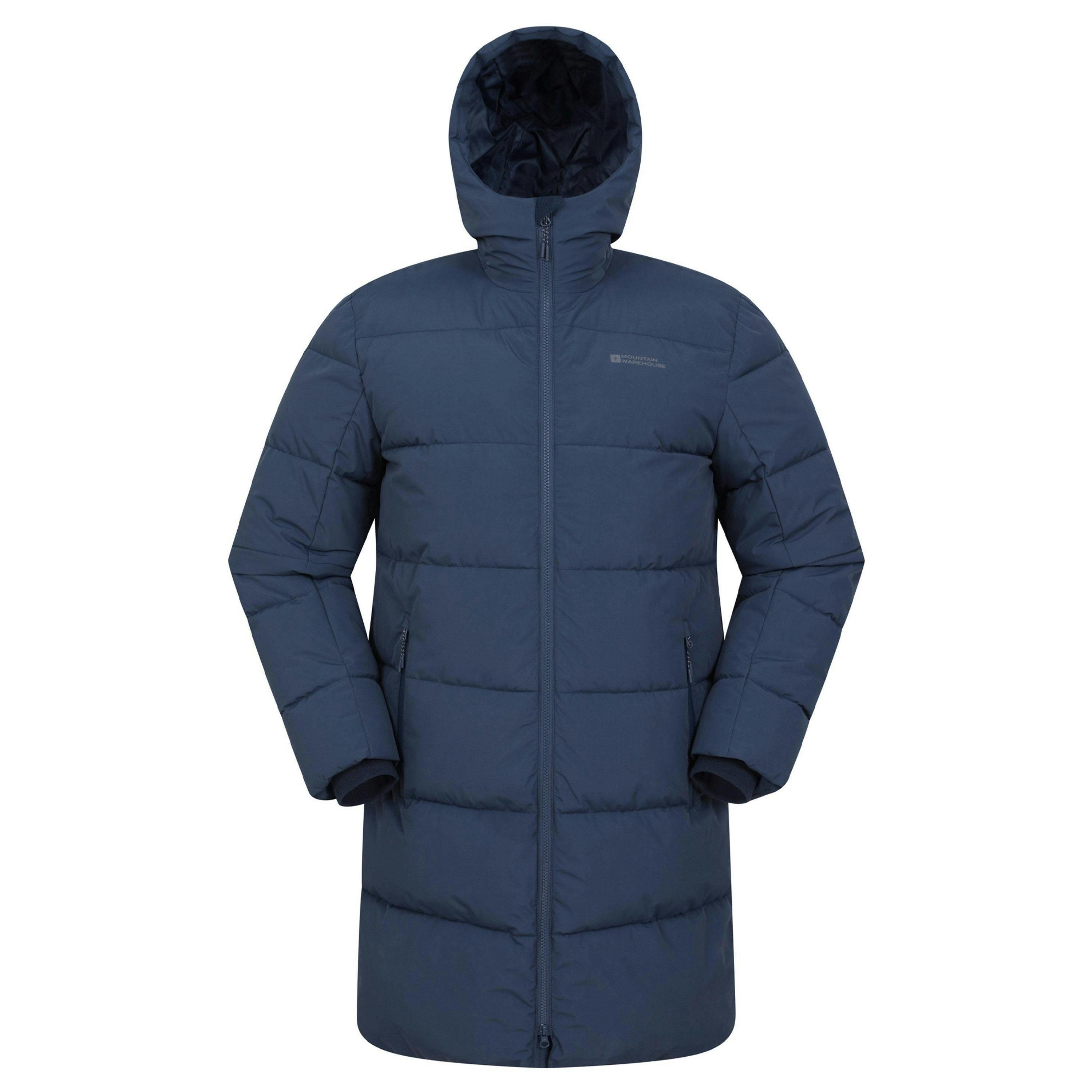 Mountain Warehouse Mens Vortex Longline Padded Jacket , view 1 of 5