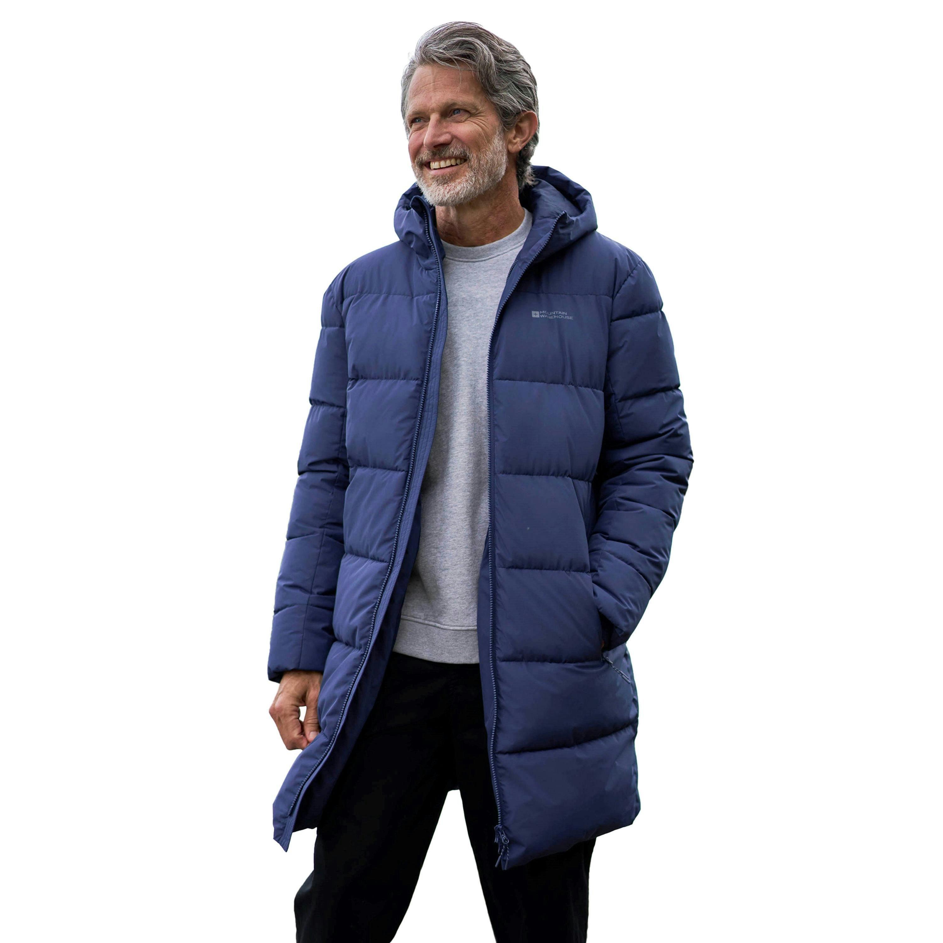 Mountain Warehouse Mens Vortex Longline Padded Jacket , view 5 of 5