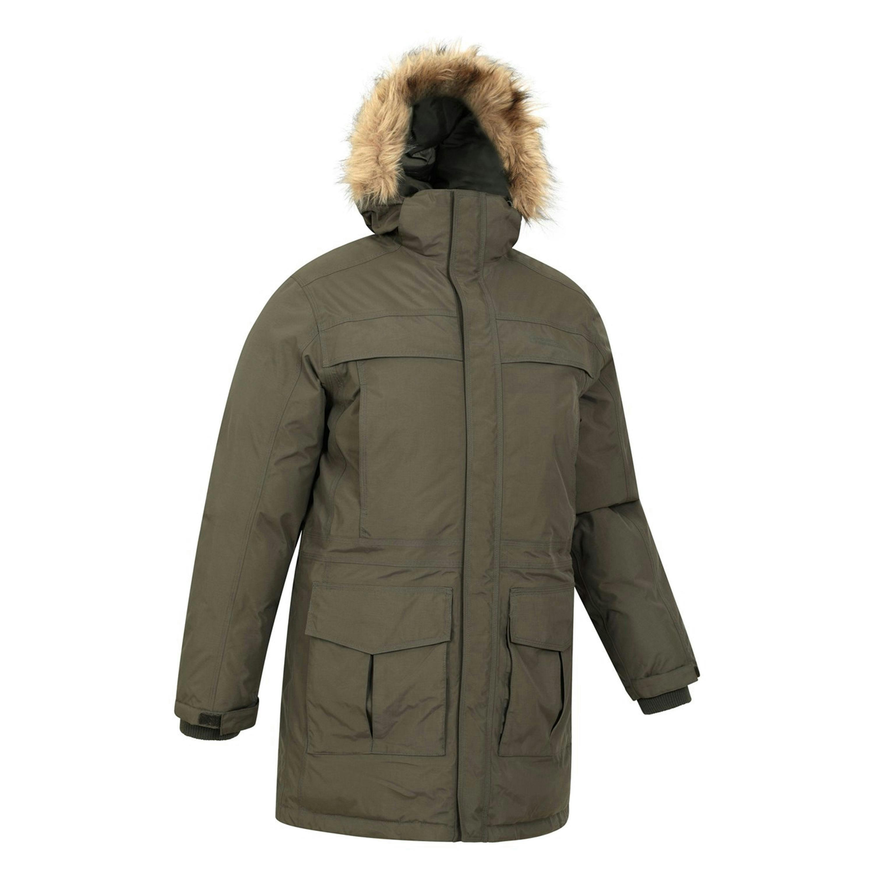 Mountain Warehouse Mens Antarctic Extreme Camo Down Waterproof Jacket , view 4 of 4