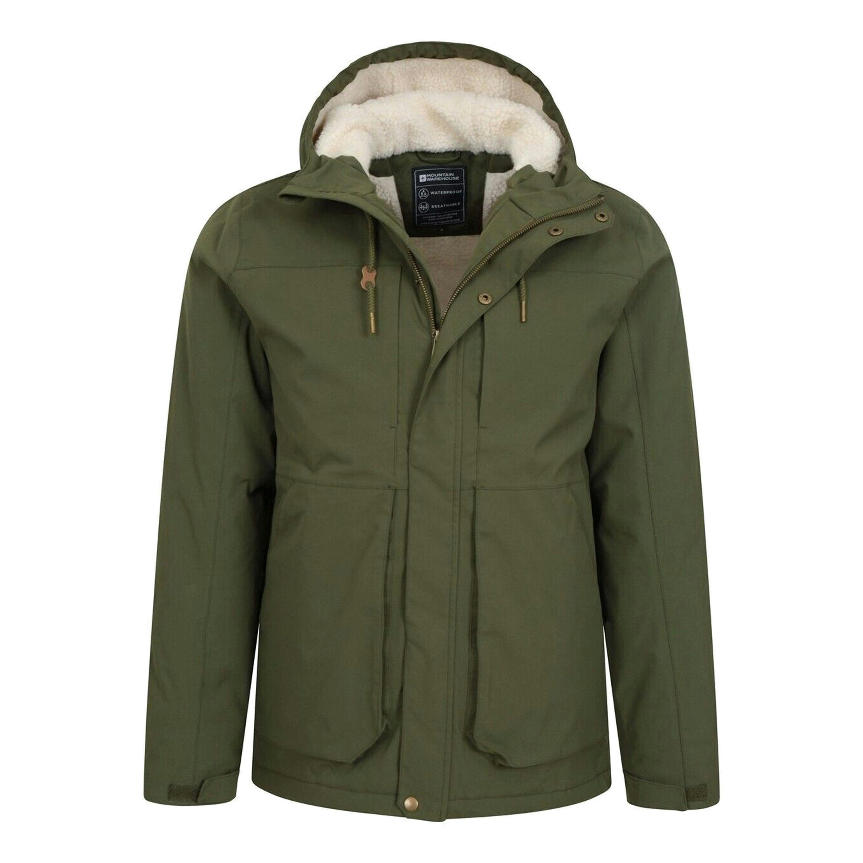Mountain Warehouse Mens Coastline Borg Waterproof Jacket , view 4 of 4