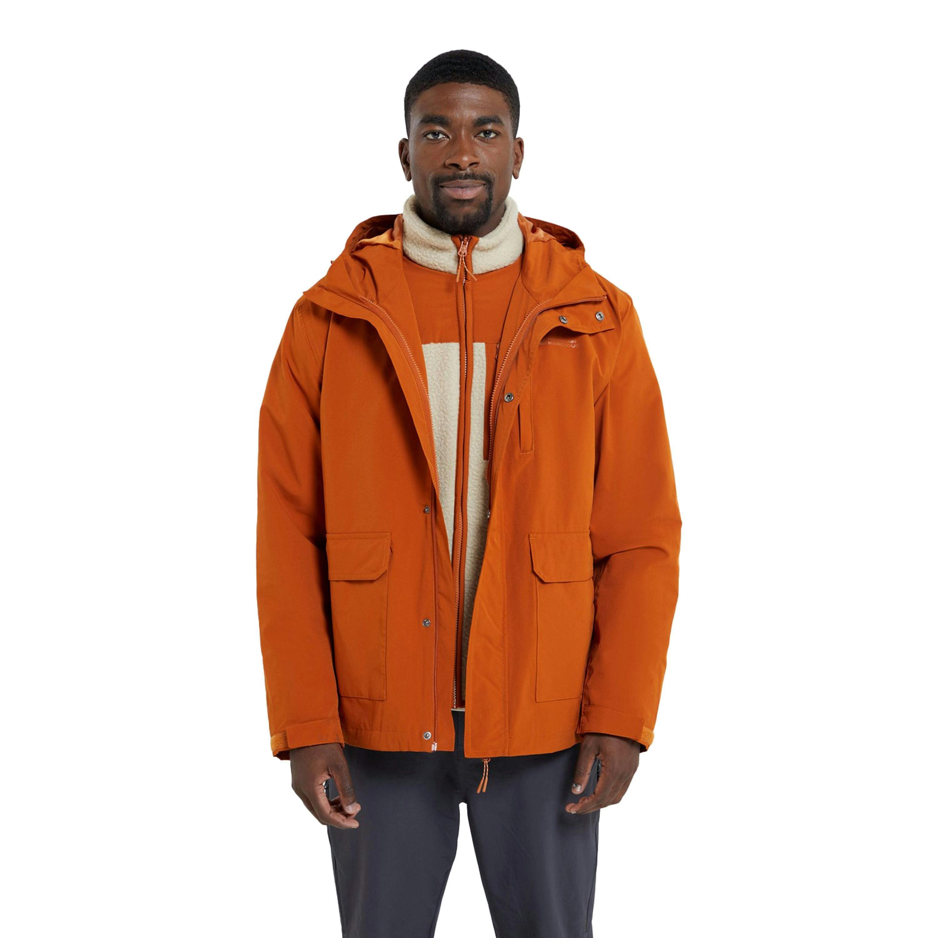 Mountain Warehouse Mens Wetlands 3 in 1 Waterproof Jacket , view 1 of 4