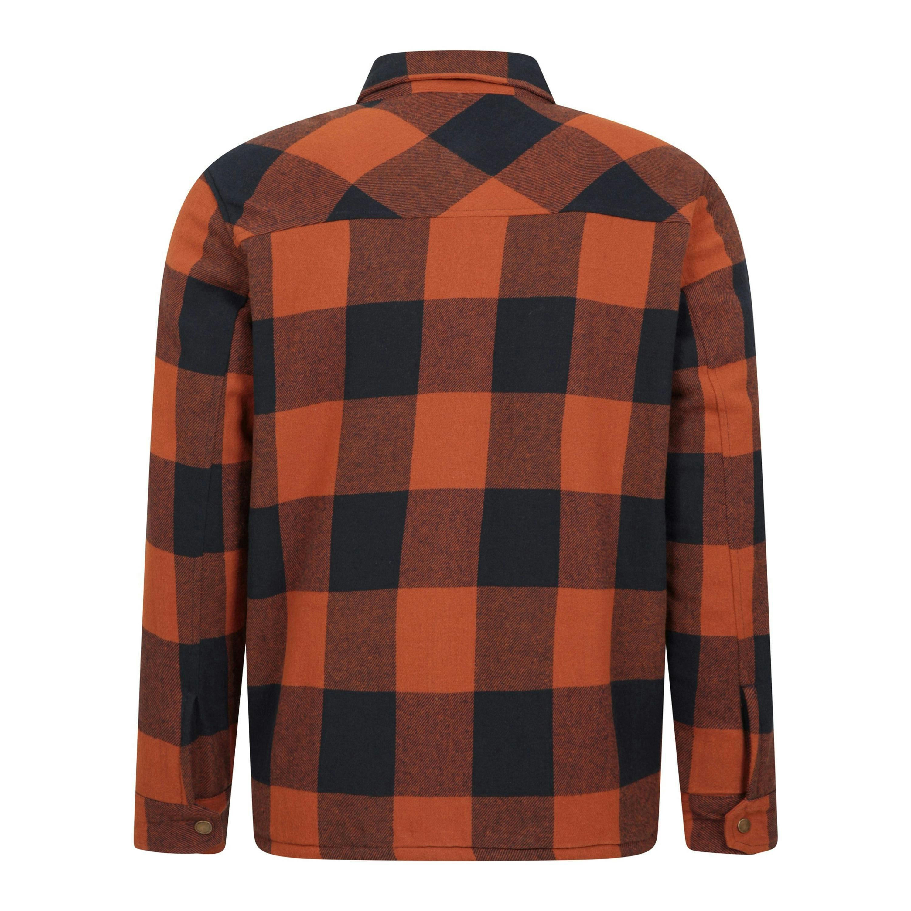 Mountain Warehouse Mens Pinn Flannel Borg Lined Shirt , view 2 of 4