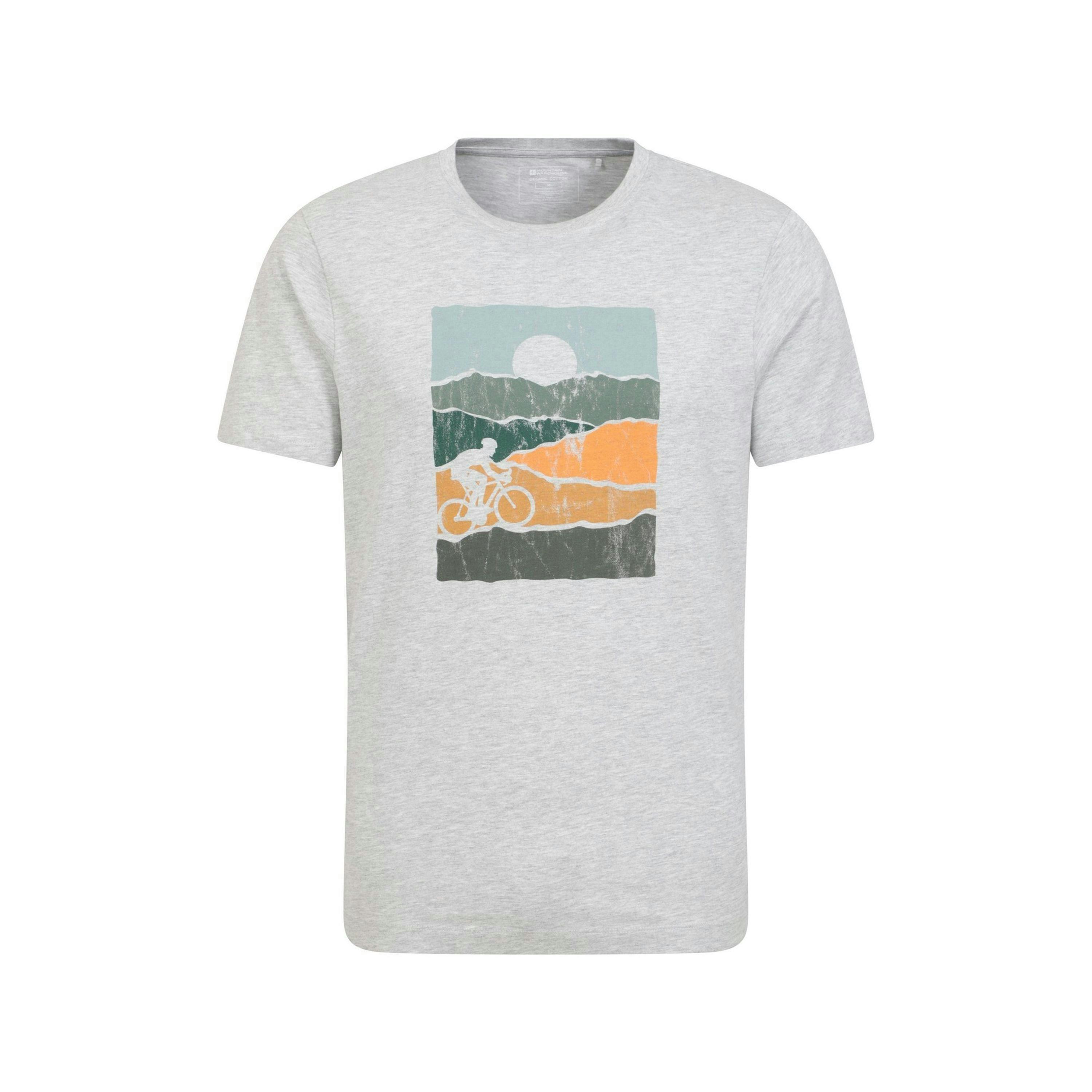 Mountain Warehouse Mens Bike Organic Cotton T-Shirt , view 1 of 4