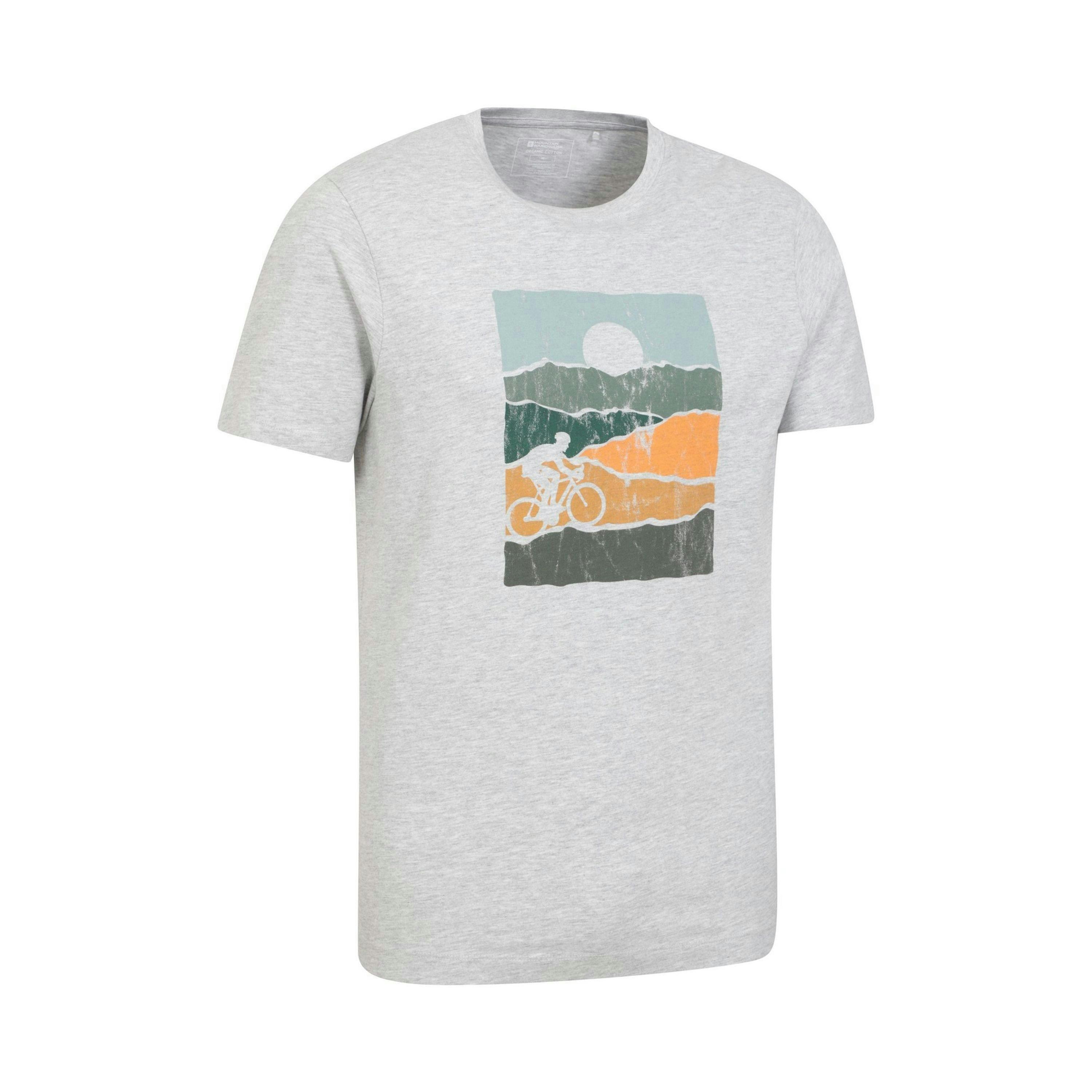 Mountain Warehouse Mens Bike Organic Cotton T-Shirt , view 3 of 4