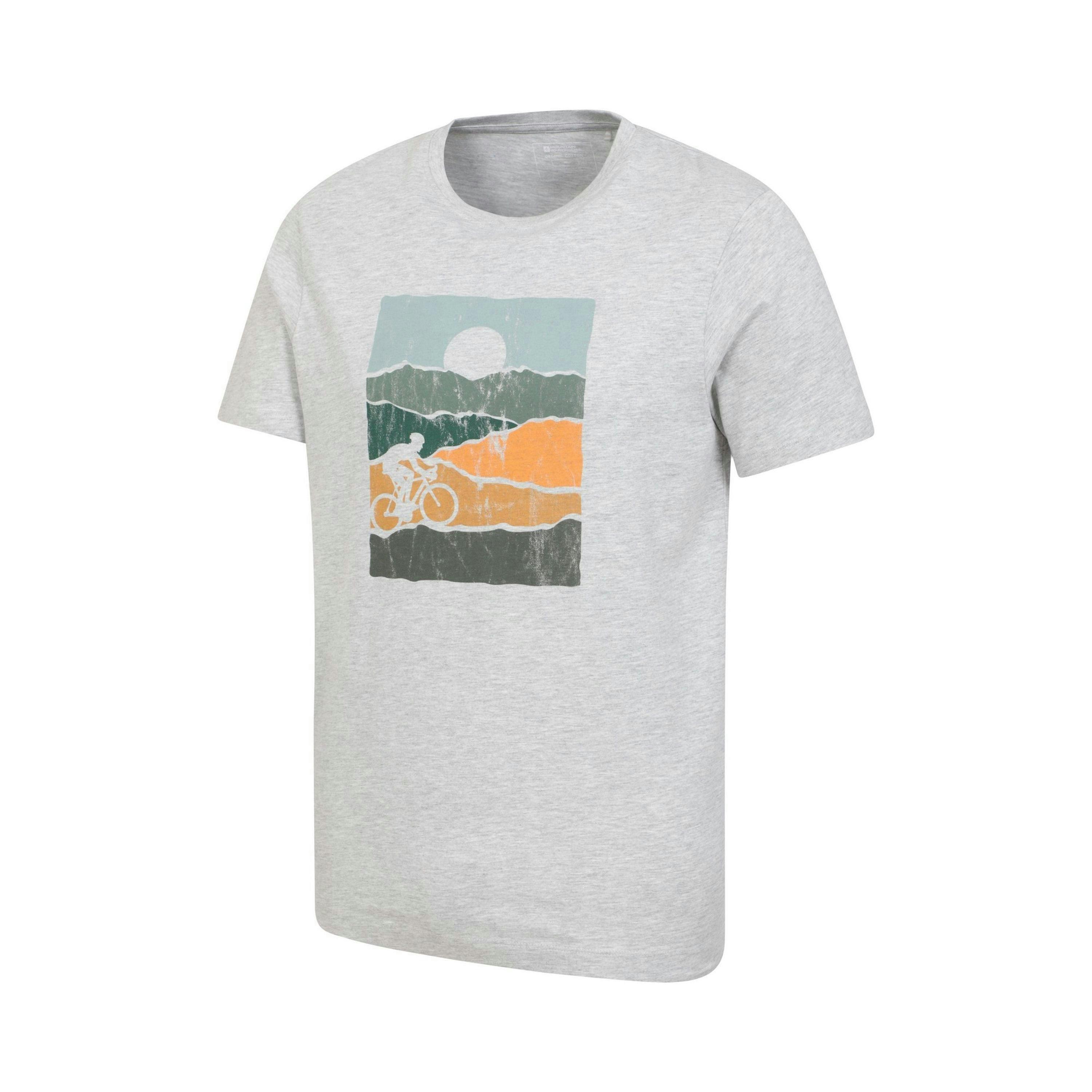 Mountain Warehouse Mens Bike Organic Cotton T-Shirt , view 4 of 4