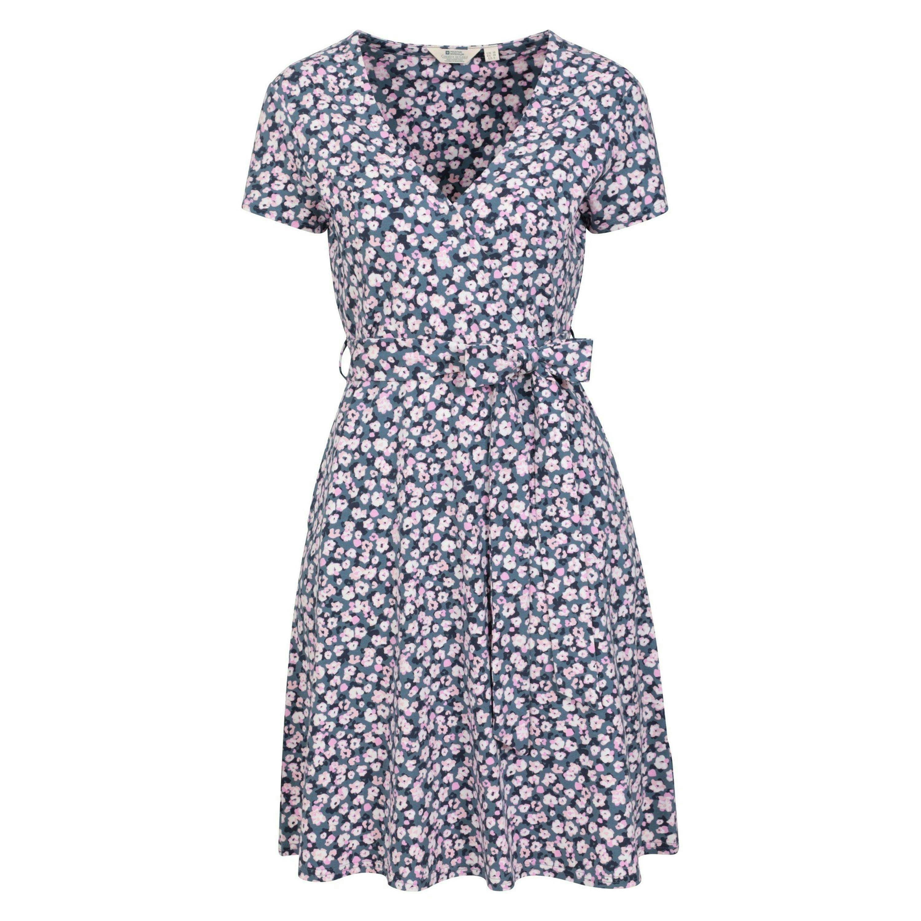 Mountain Warehouse Womens/Ladies Santorini Floral Jersey Wrap Dress , view 1 of 4