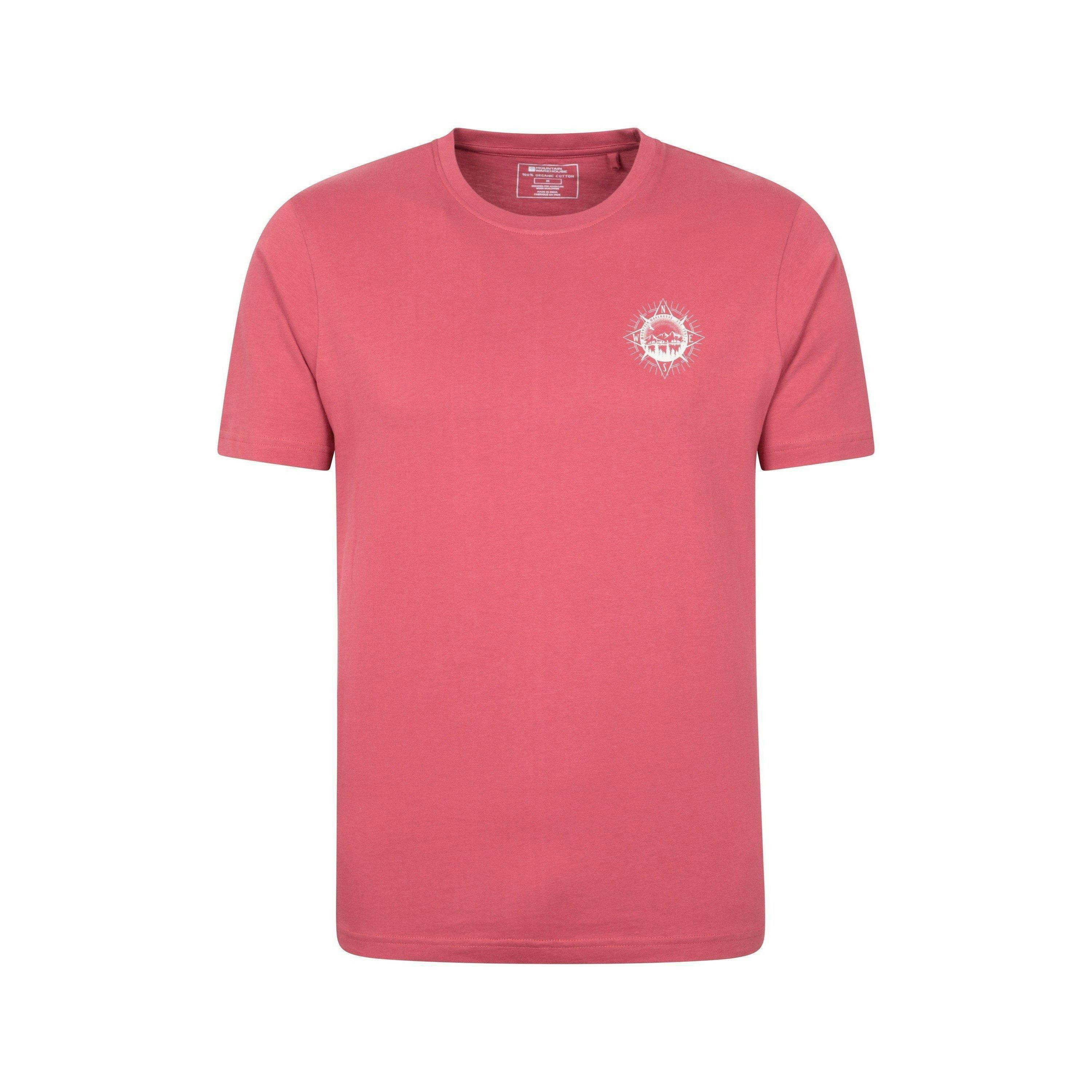 Mountain Warehouse Mens Compass Organic T-Shirt , view 1 of 4