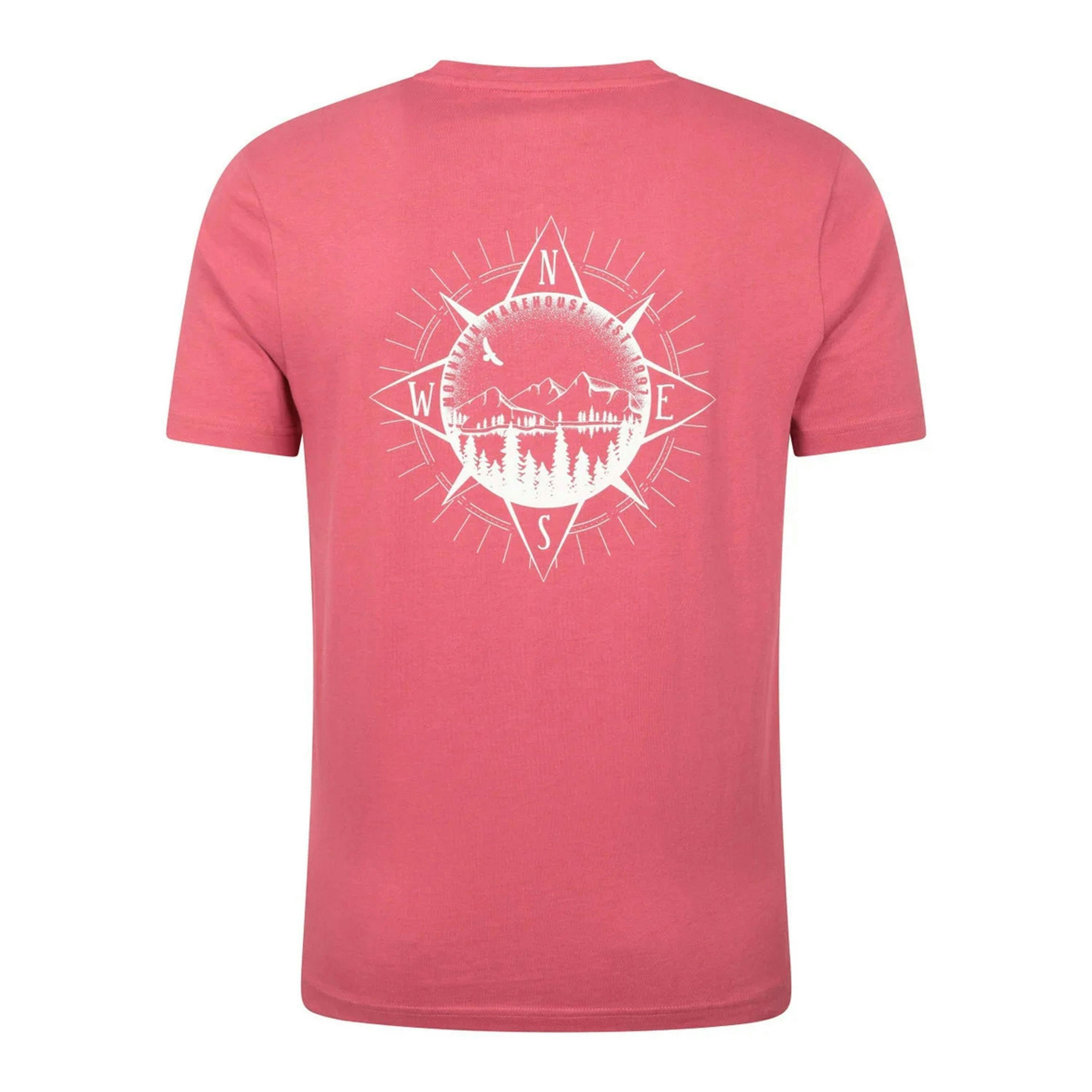 Mountain Warehouse Mens Compass Organic T-Shirt , view 2 of 4