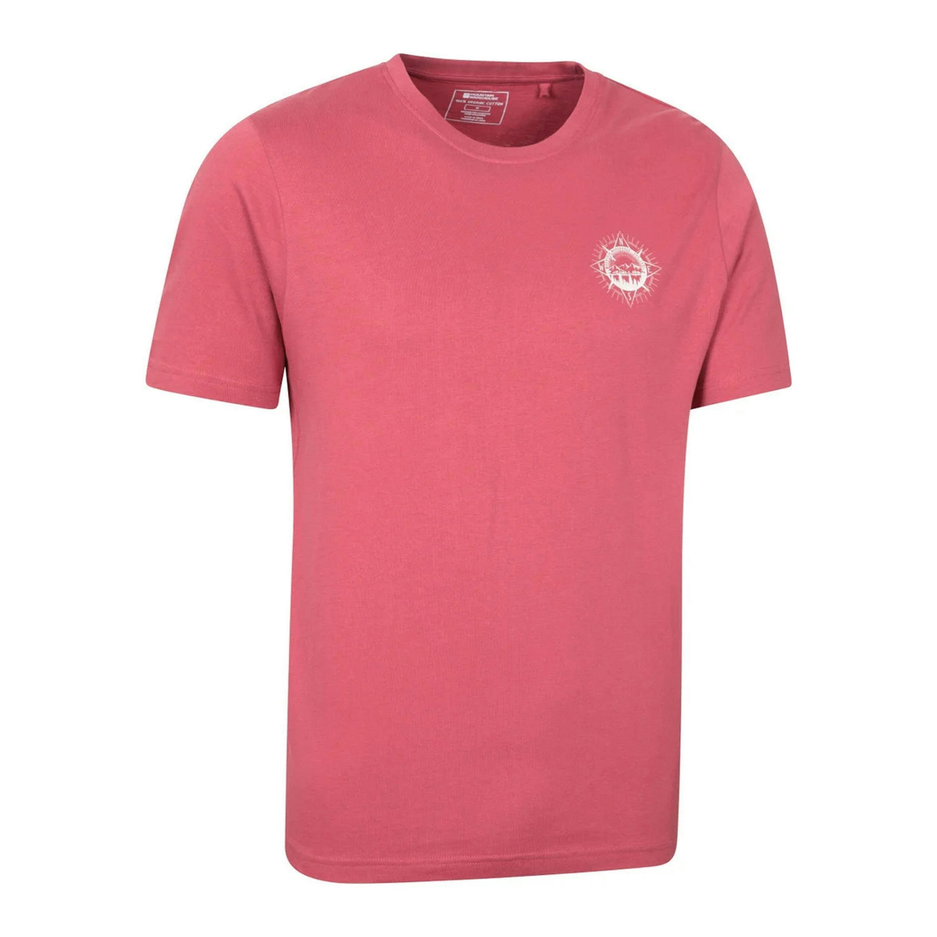 Mountain Warehouse Mens Compass Organic T-Shirt , view 4 of 4