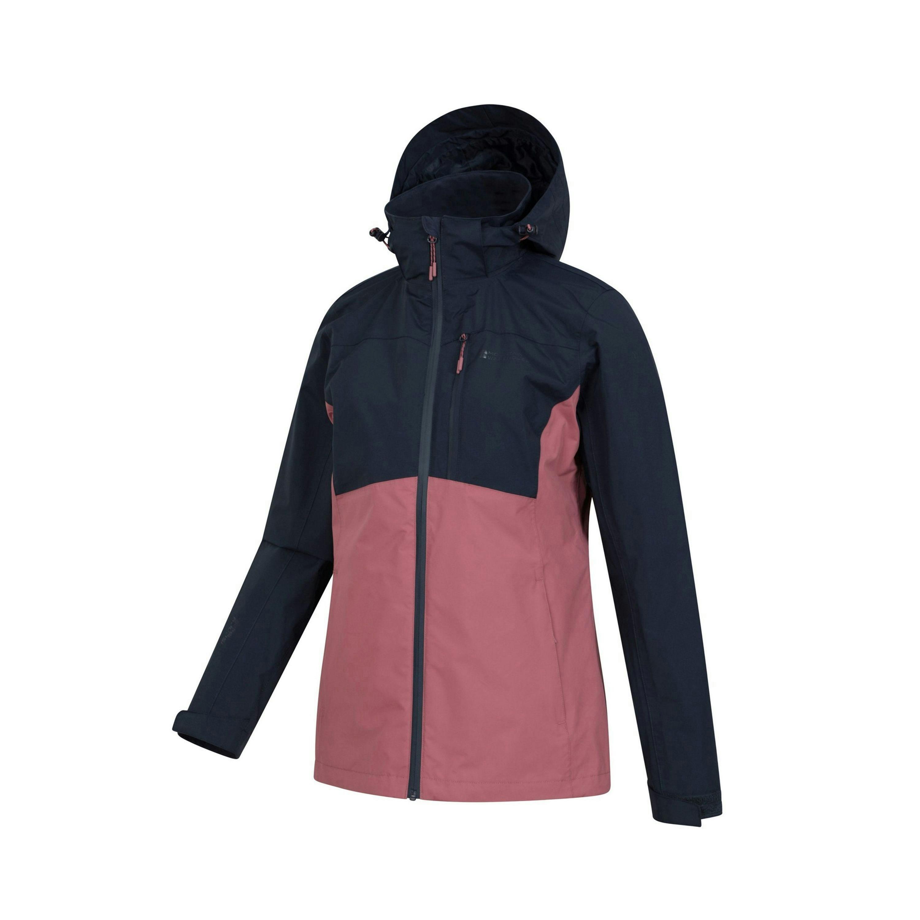 Mountain Warehouse Womens/Ladies Rainforest II Extreme Colour Block Waterproof Jacket , view 3 of 4