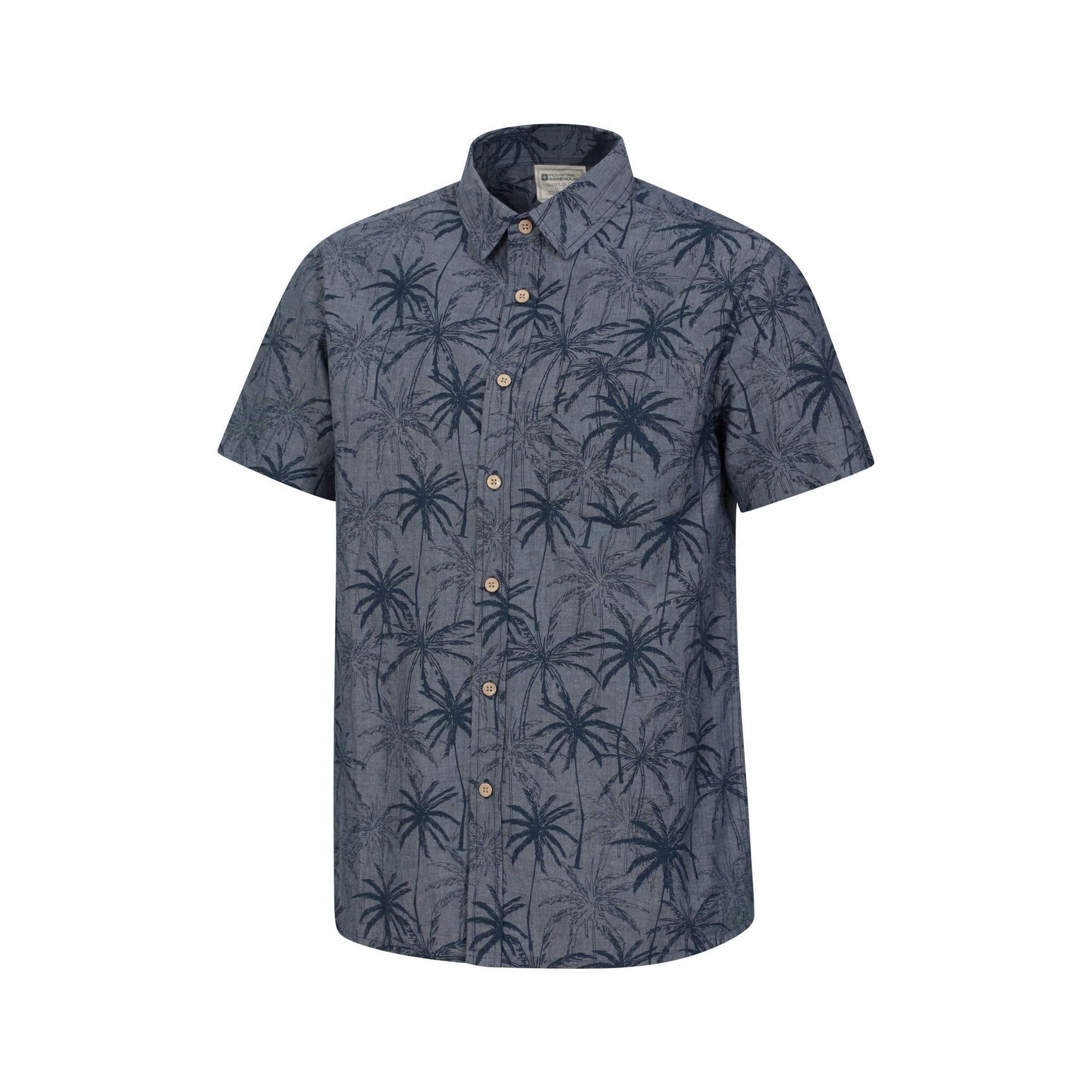 Mountain Warehouse Mens Tropical Palm Tree Shirt , view 4 of 4