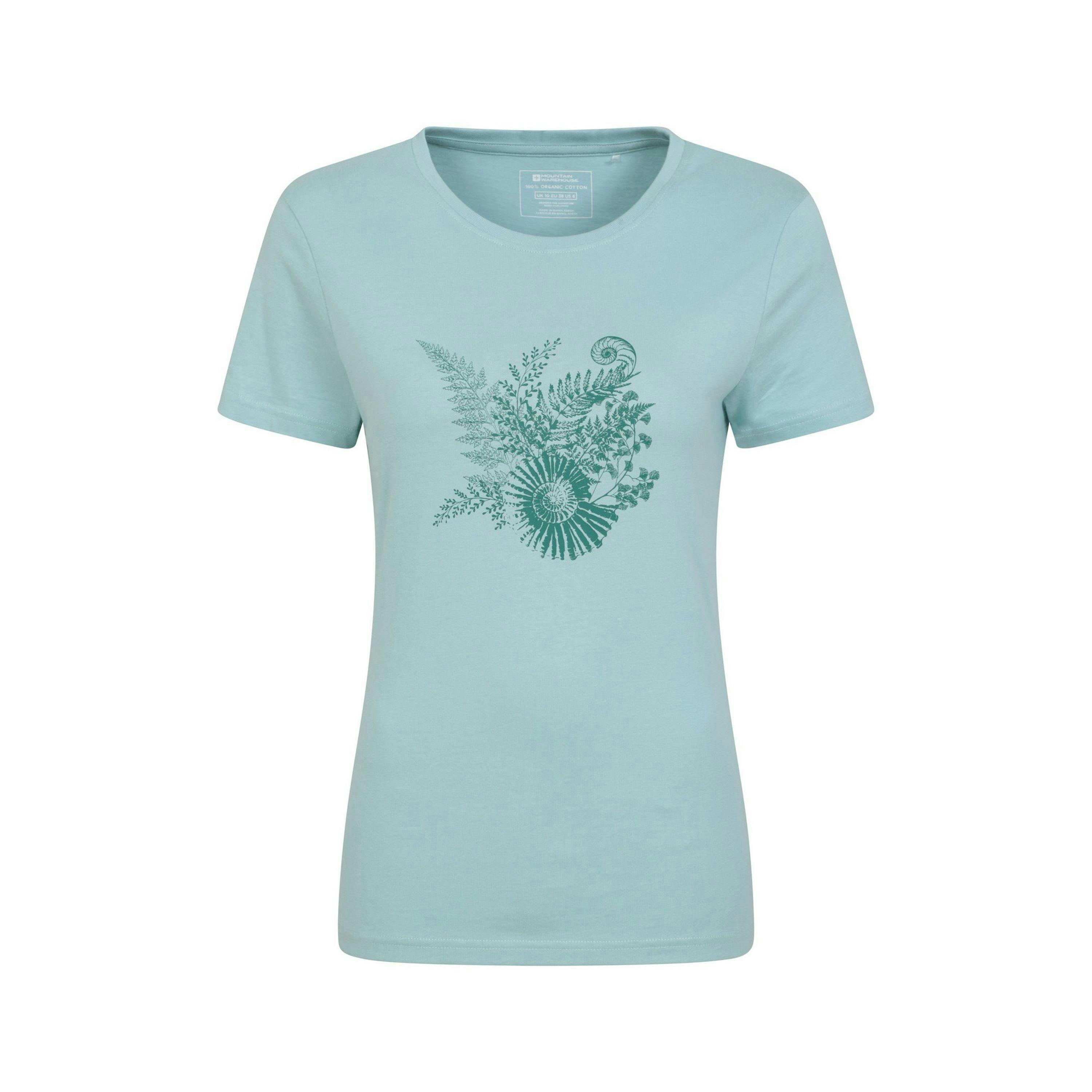 Mountain Warehouse Womens/Ladies Fern Shell Organic T-Shirt , view 1 of 4