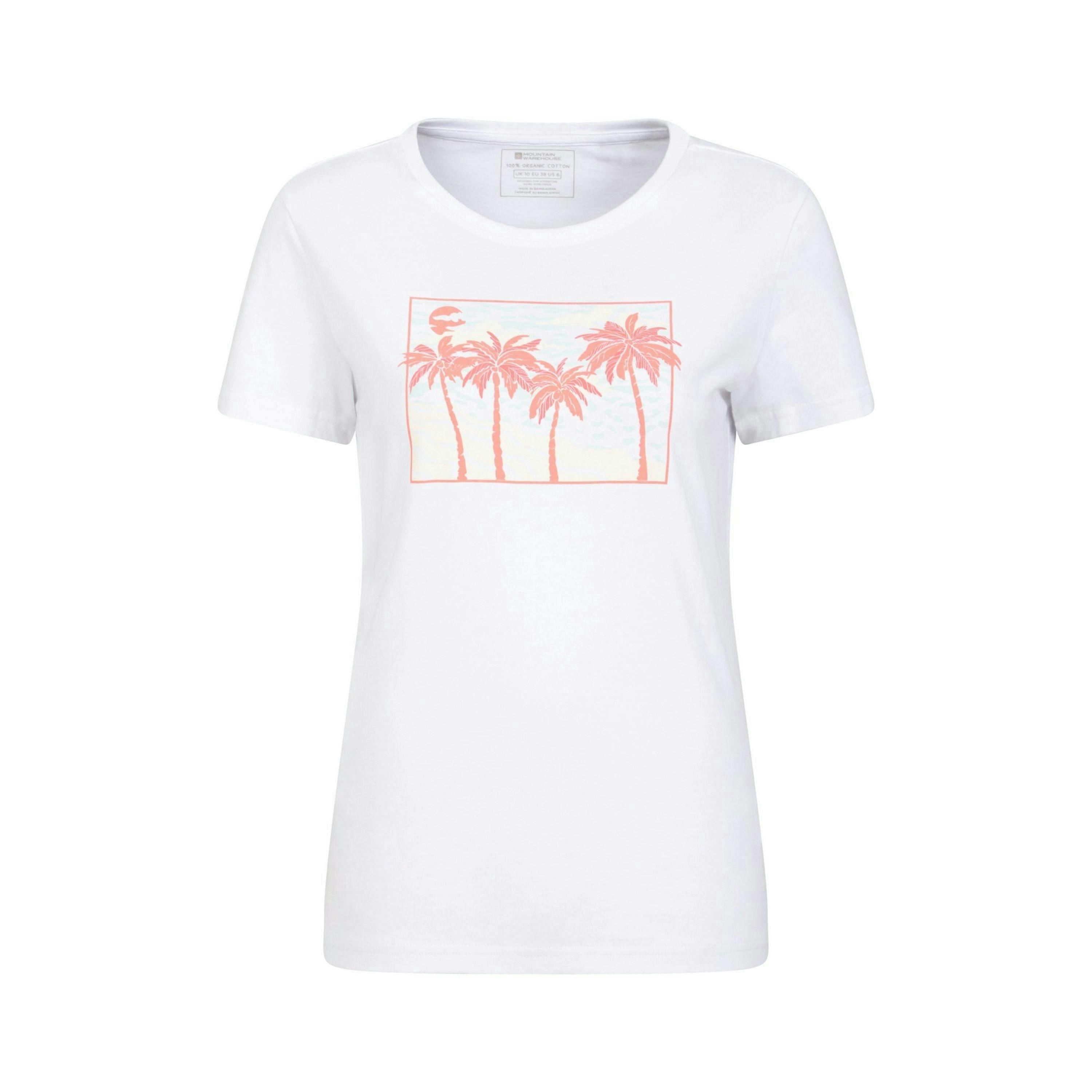 Mountain Warehouse Womens/Ladies Postcard Palm Organic T-Shirt , view 1 of 4