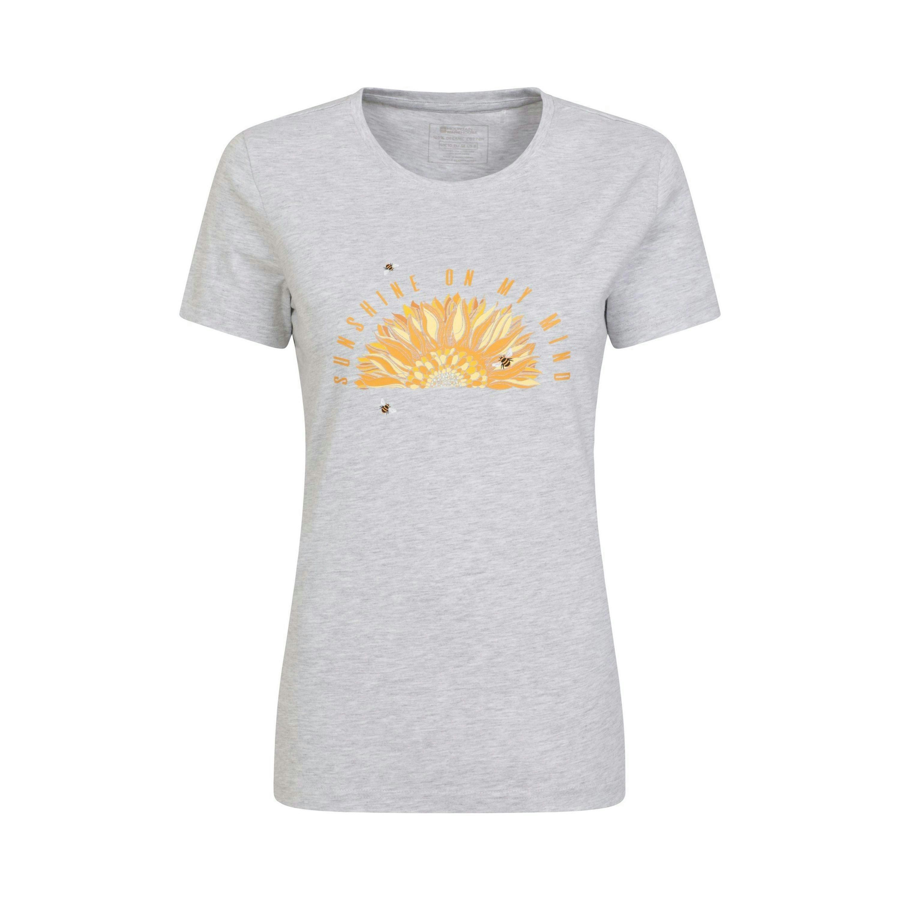 Mountain Warehouse Womens/Ladies Sunshine Sunflower Organic T-Shirt , view 1 of 4