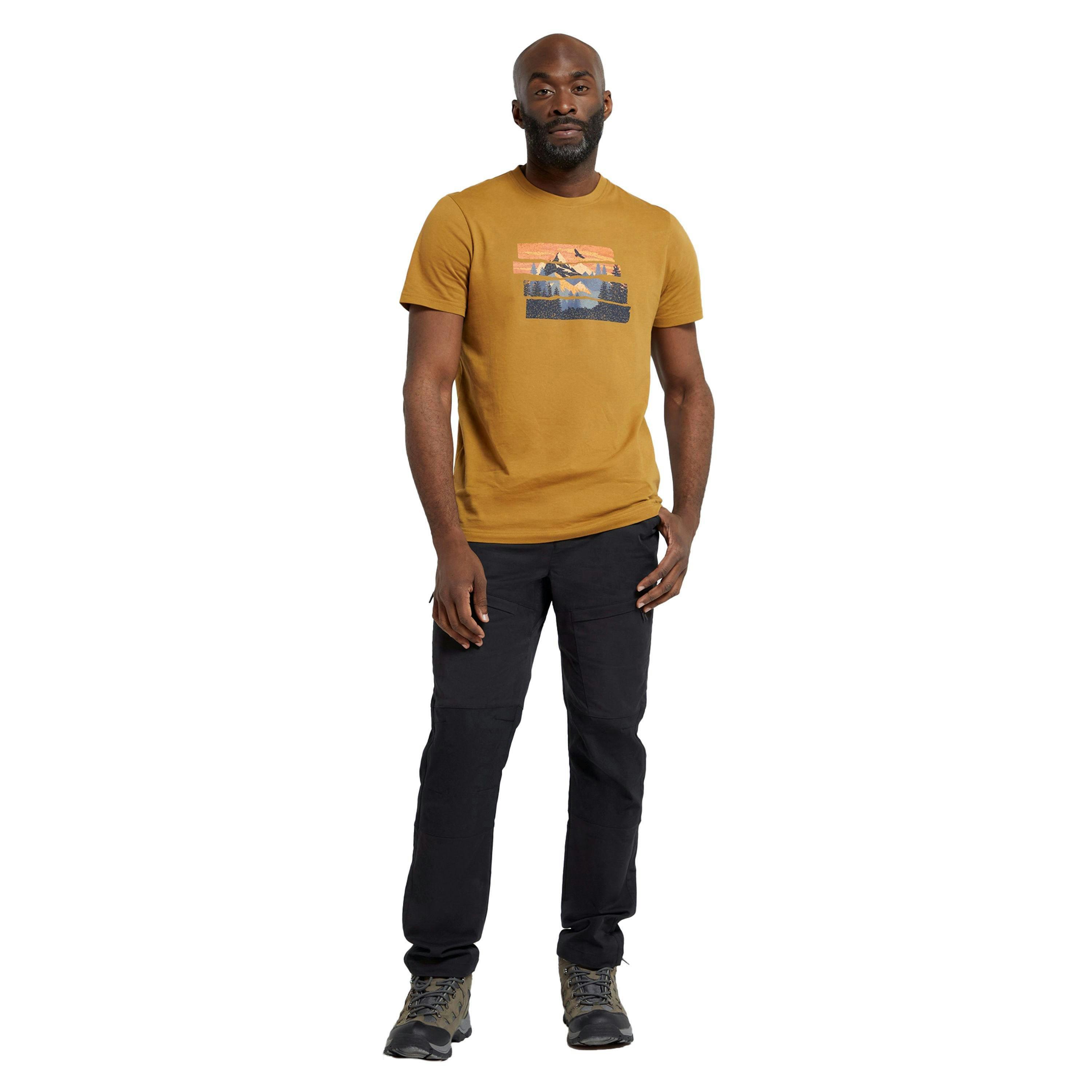 Mountain Warehouse Mens Mountain Explorer Organic Cotton T-Shirt , view 4 of 4