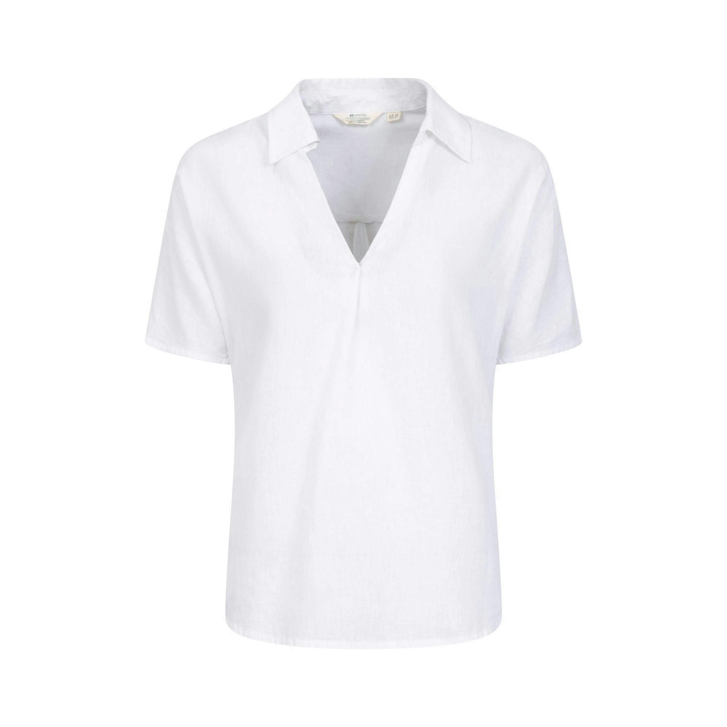 Mountain Warehouse Womens/Ladies Breeze II Linen Short-Sleeved Shirt , view 1 of 4