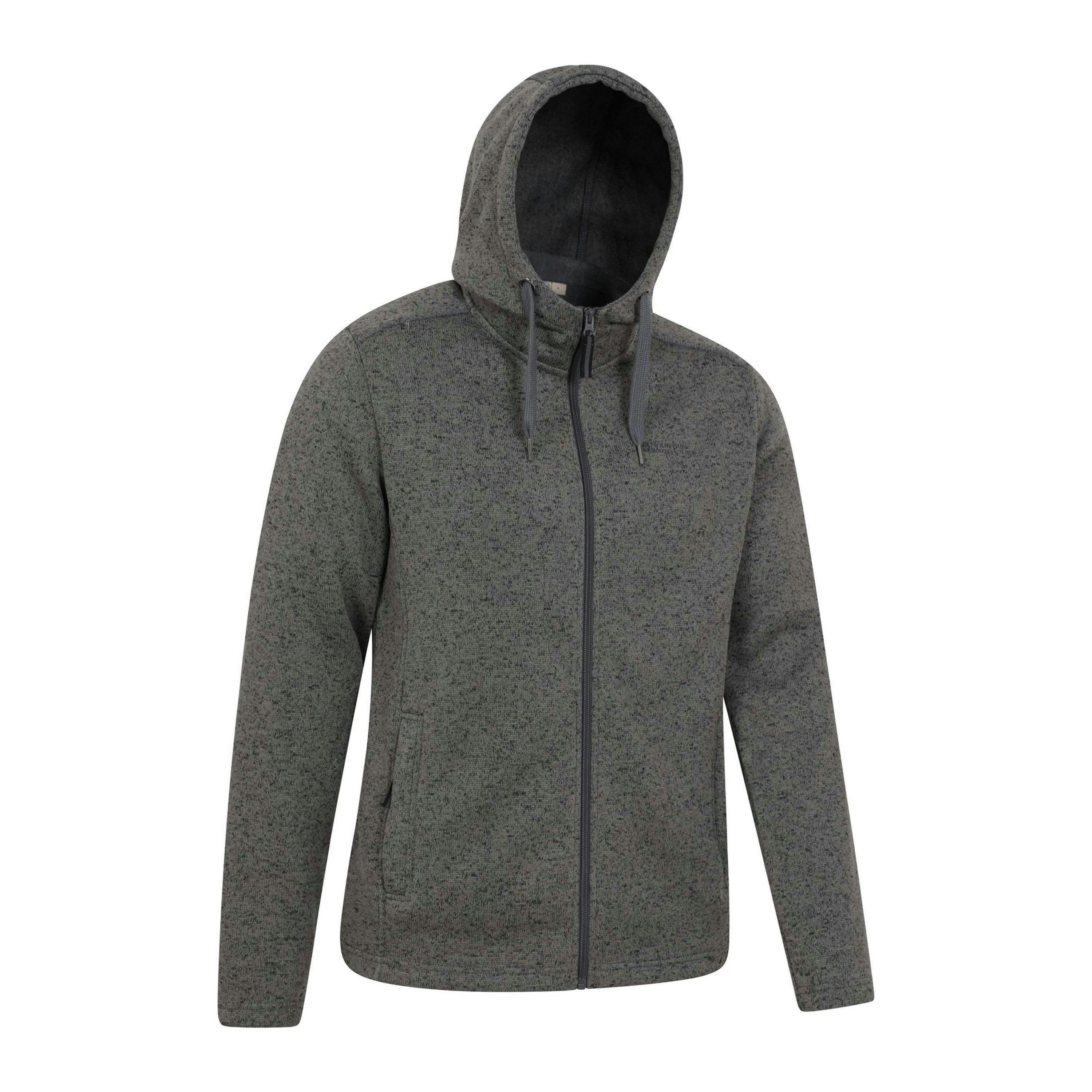 Mountain Warehouse Mens Nevis Fleece Full Zip Hoodie , view 3 of 4
