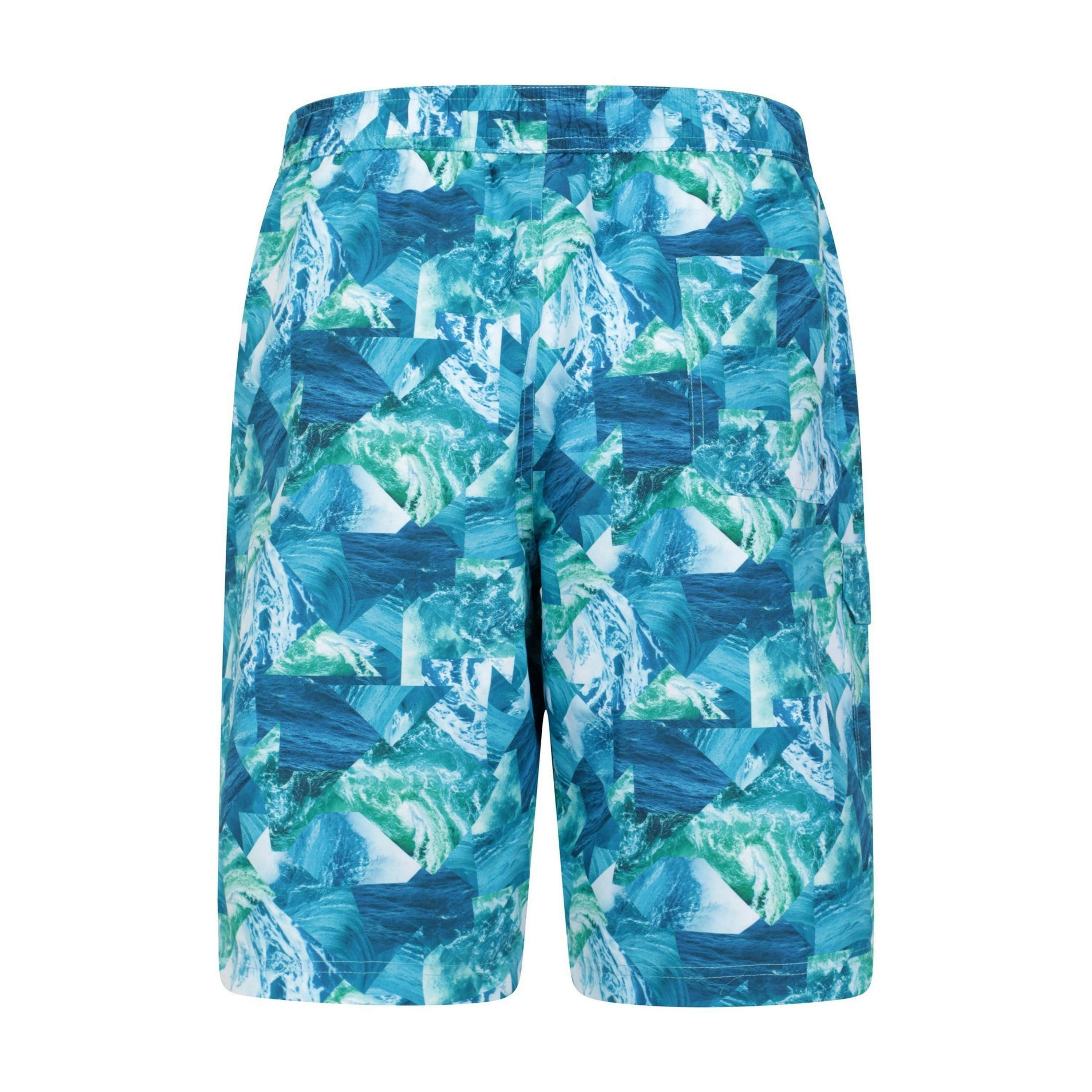 Mountain Warehouse Mens Ocean Patterned Boardshorts , view 2 of 4